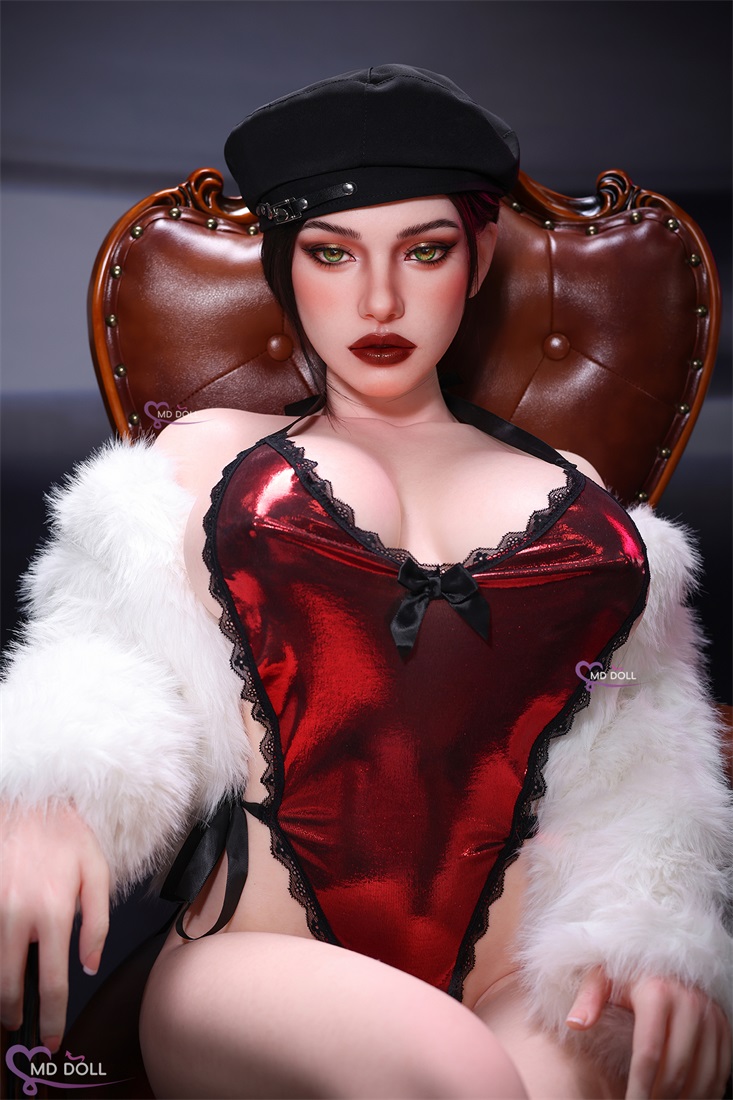 MD Doll | Leona -5ft 3/161cm H-Cup Realistic Skin Texture Silicone Sex Doll, ROS Head M63 