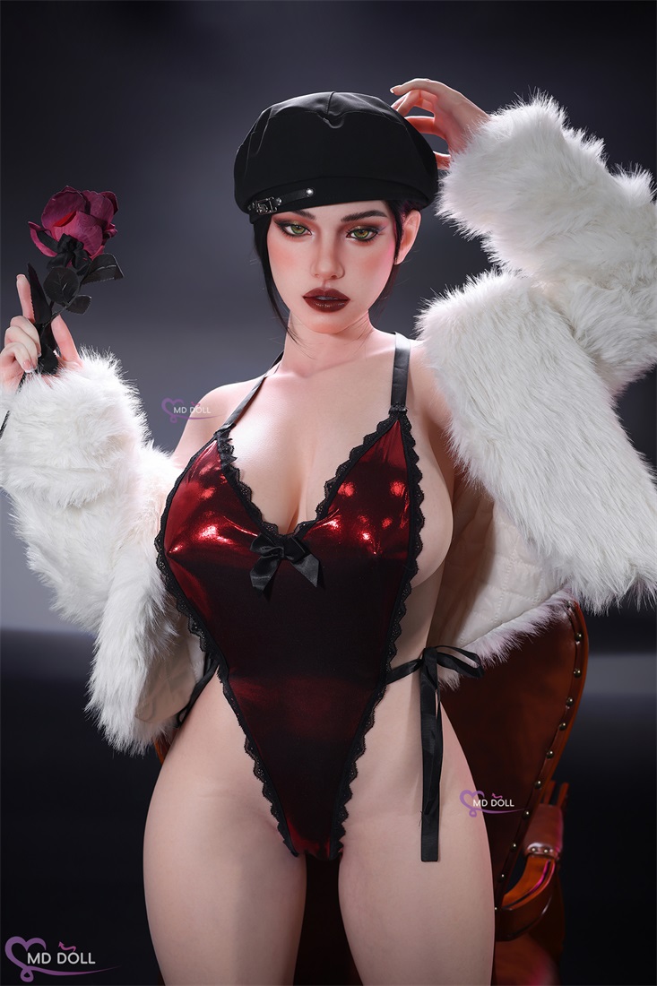 MD Doll | Leona -5ft 3/161cm H-Cup Realistic Skin Texture Silicone Sex Doll, ROS Head M63 