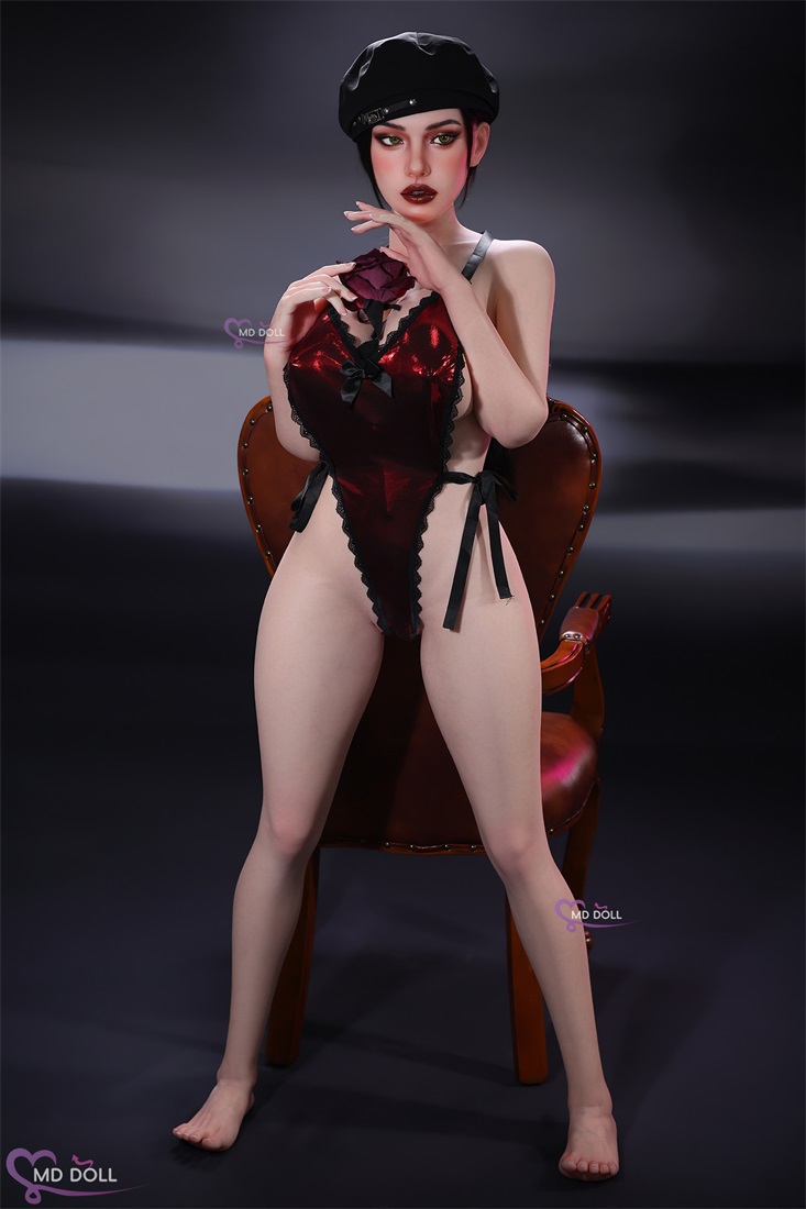 MD Doll | Leona -5ft 3/161cm H-Cup Realistic Skin Texture Silicone Sex Doll, ROS Head M63 