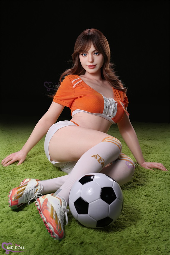 MD Doll | Monica -5ft 5/166cm F-Cup World Cup Fever Silicone Sex Doll, ROS Head M69