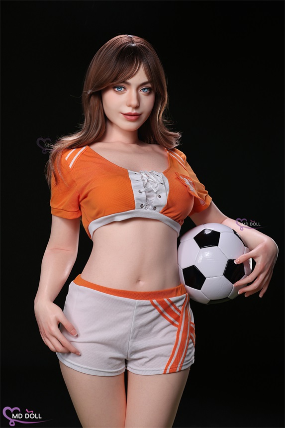 MD Doll | Monica -5ft 5/166cm F-Cup World Cup Fever Silicone Sex Doll, ROS Head M69