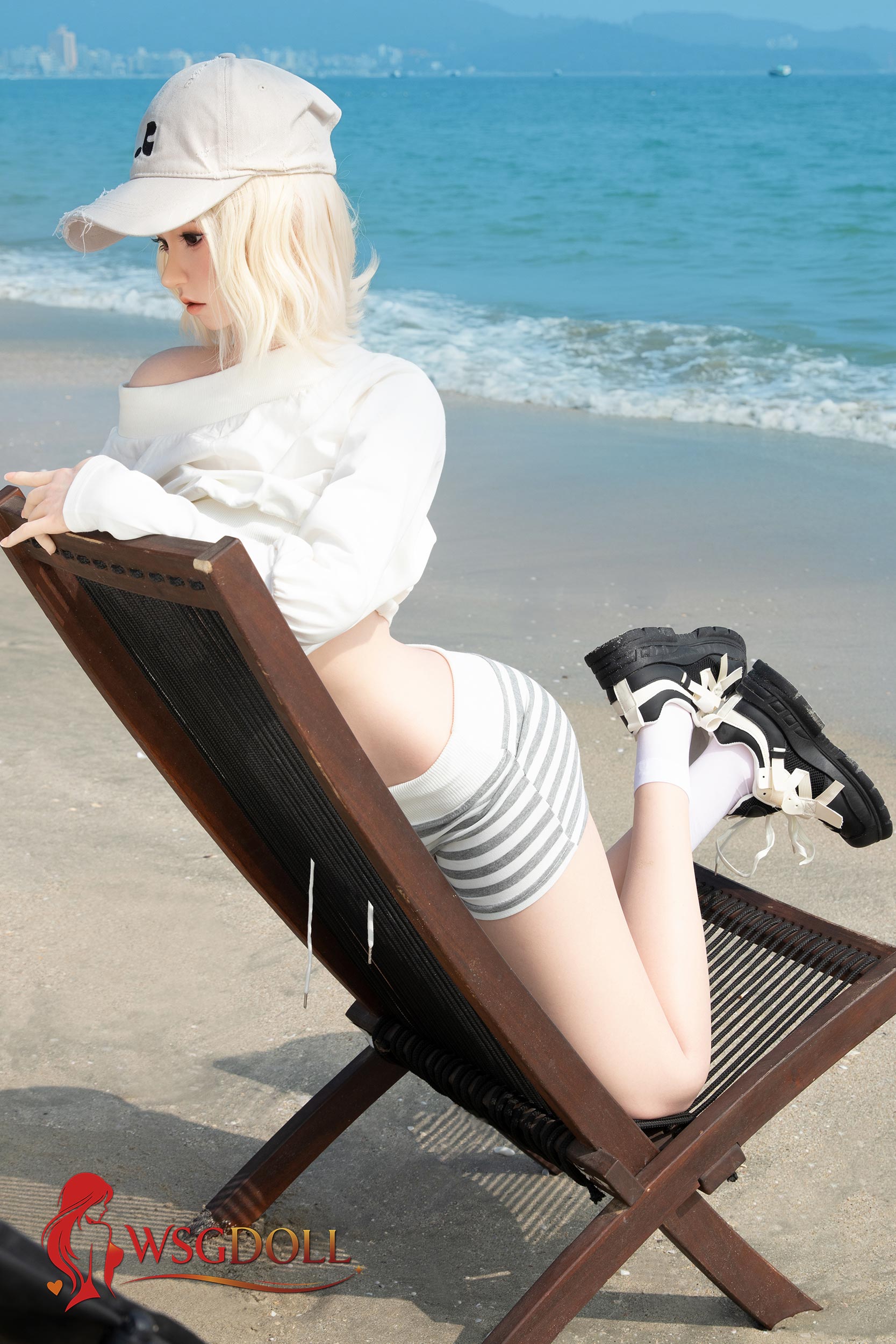 WSG | Gia -5ft 4/164cm B-Cup Asian-Style Blonde Silicone Sex Doll
