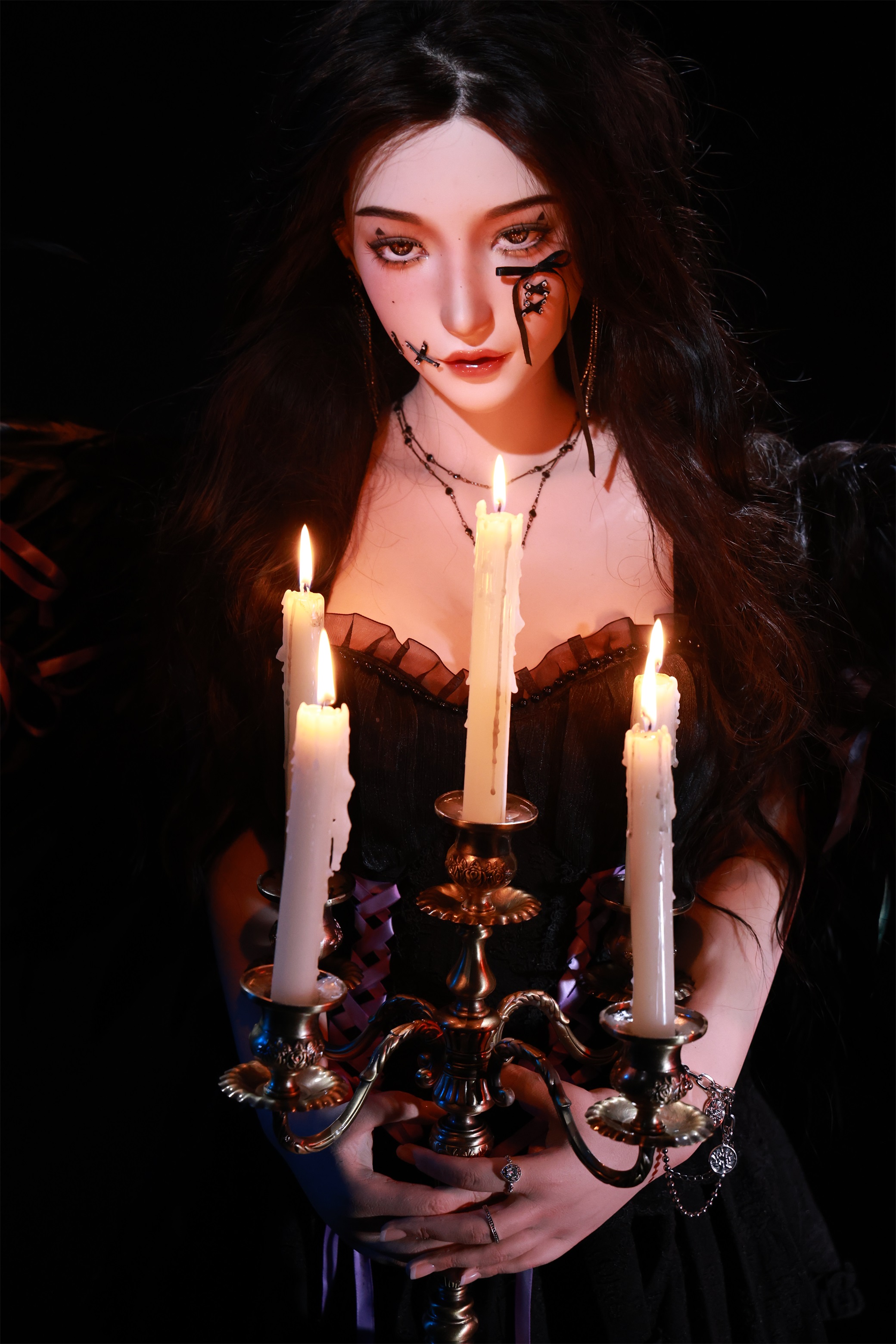XY Doll丨Angela- 5ft 6/168cm D-cup Halloween Silicone Head Sex Doll