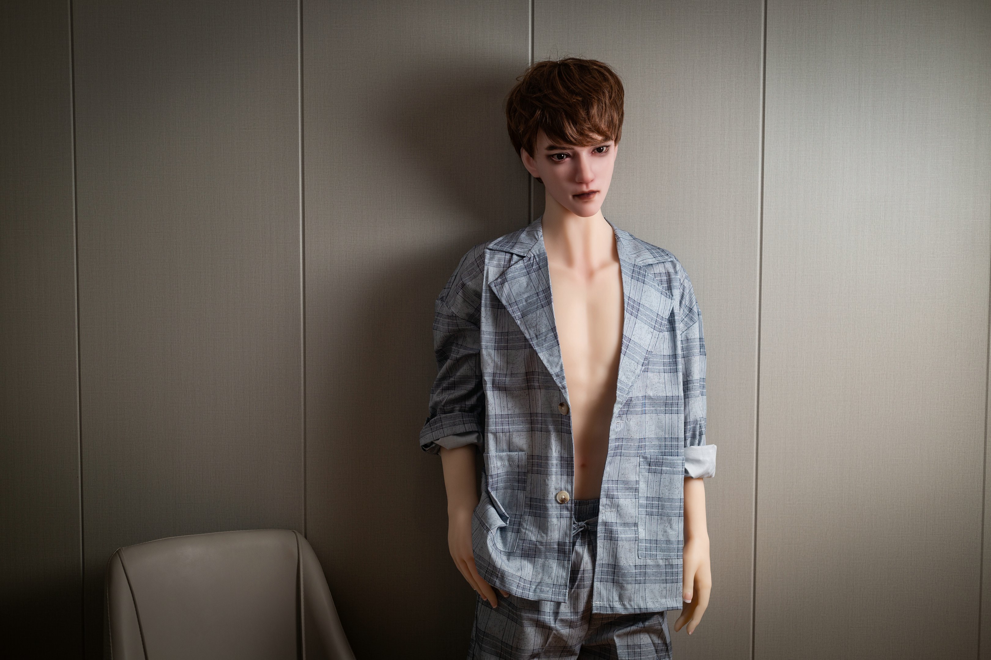 Qita丨 5ft5/165cm S2 Male Silicone Head Sex Doll- Sean