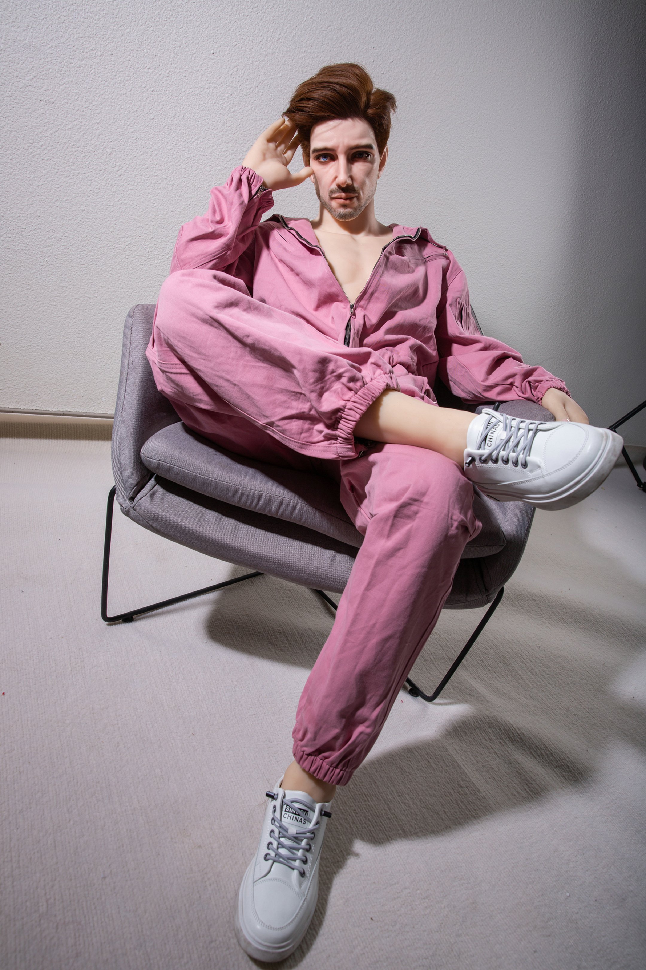 Qita丨 5ft9/175cm Male Silicone Head Sex Doll-Albert