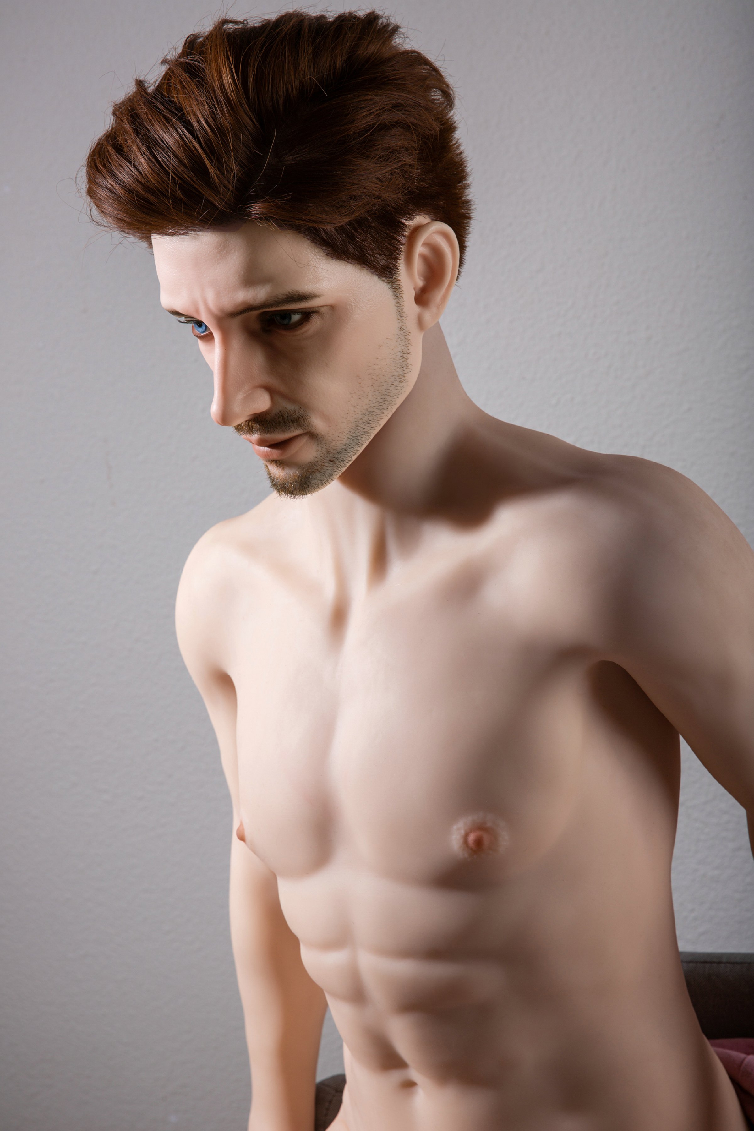 Qita丨 5ft9/175cm Male Silicone Head Sex Doll-Albert