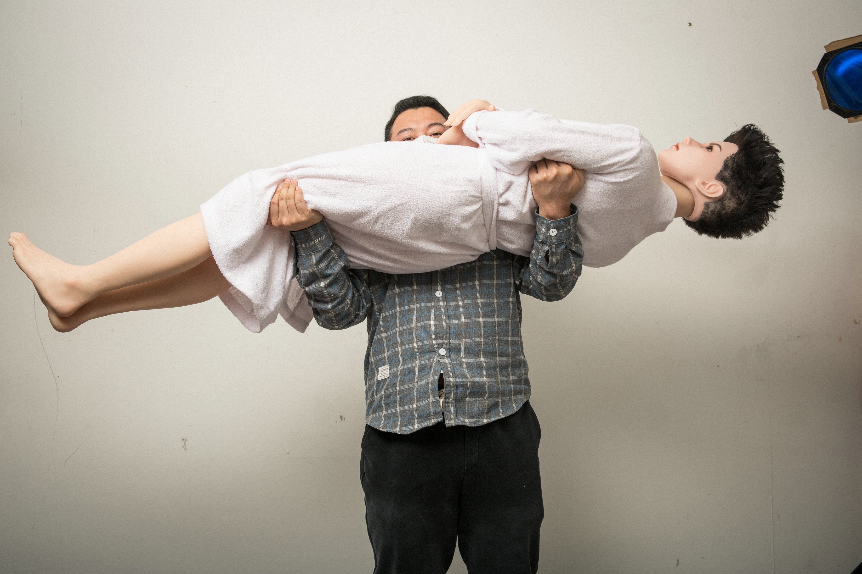 Qita丨 5ft5/165cm S2 Male Silicone Head Sex Doll-Qing