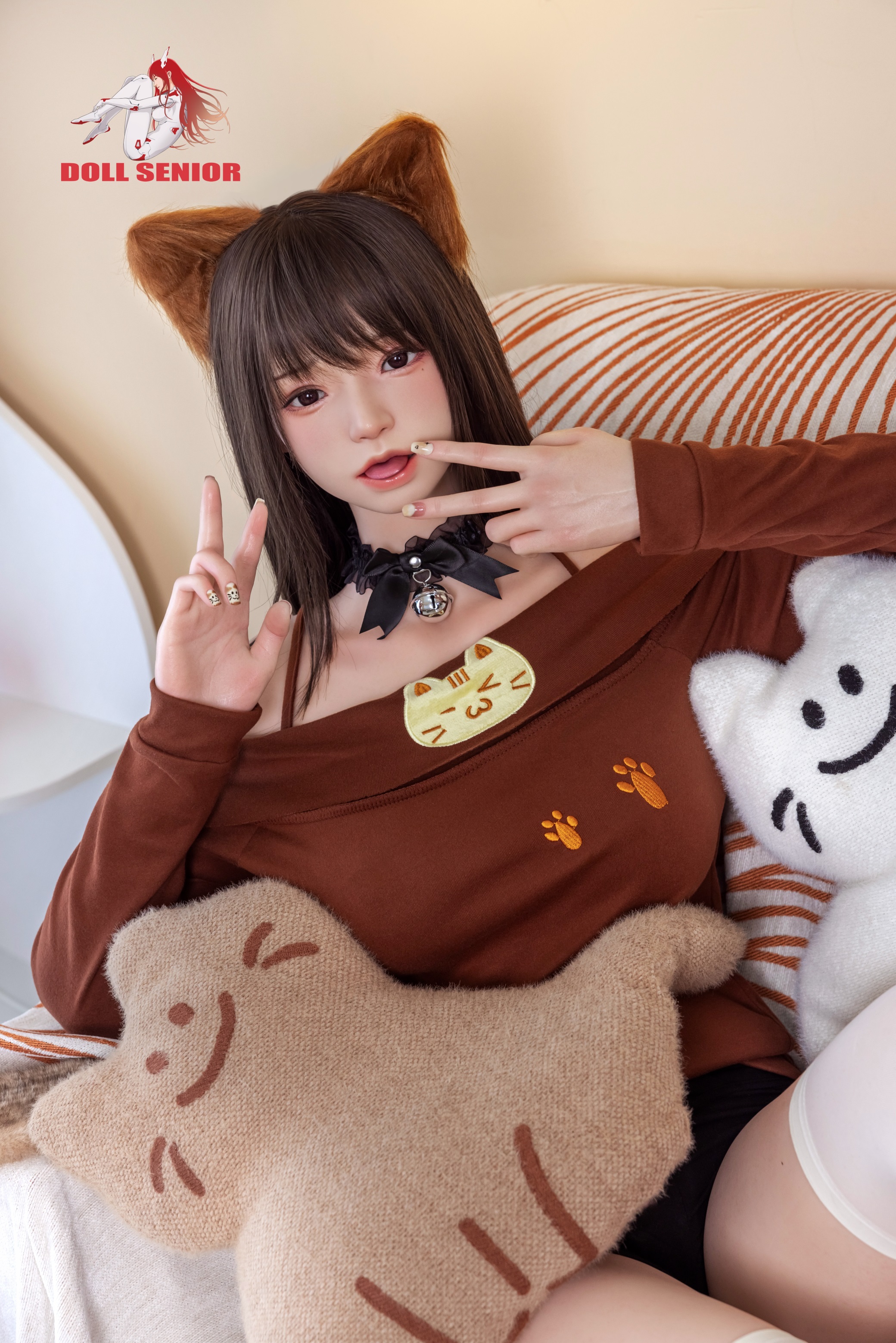 Doll Senior | Meixiao-5ft3/163cm E Cup Silicone ROS Head Sex Doll