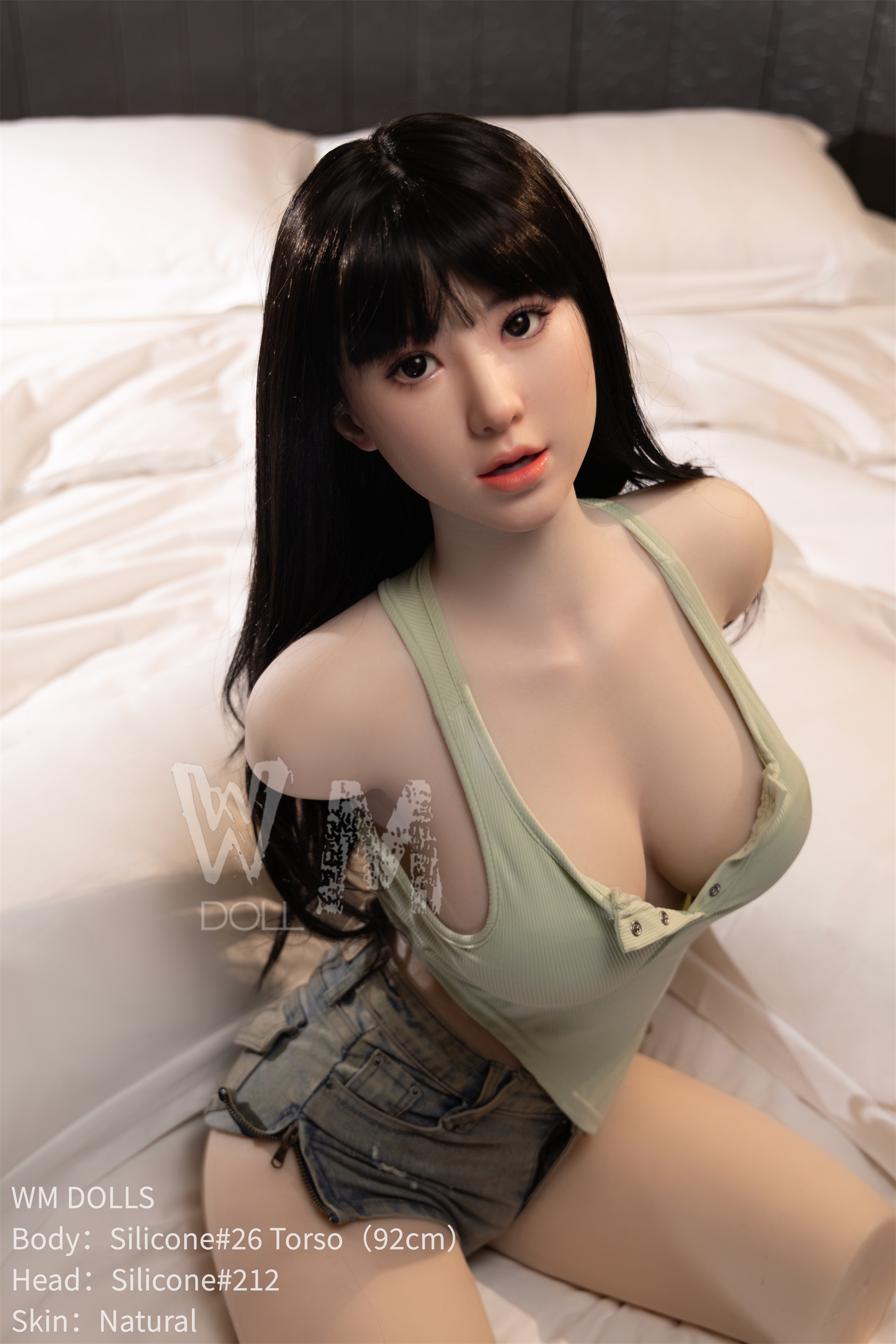 WM | Lily (#212) -3ft /92cm D-Cup Asian-Style Silicone Torso For Man