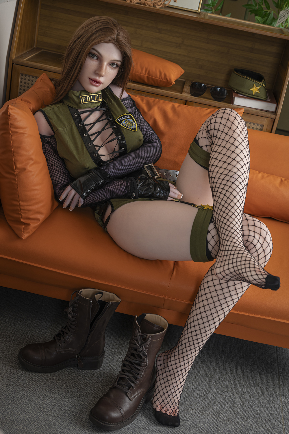 JX Doll | Megan - 5ft3/164cm D-Cup ROS Head Silicone Sex Doll #M7