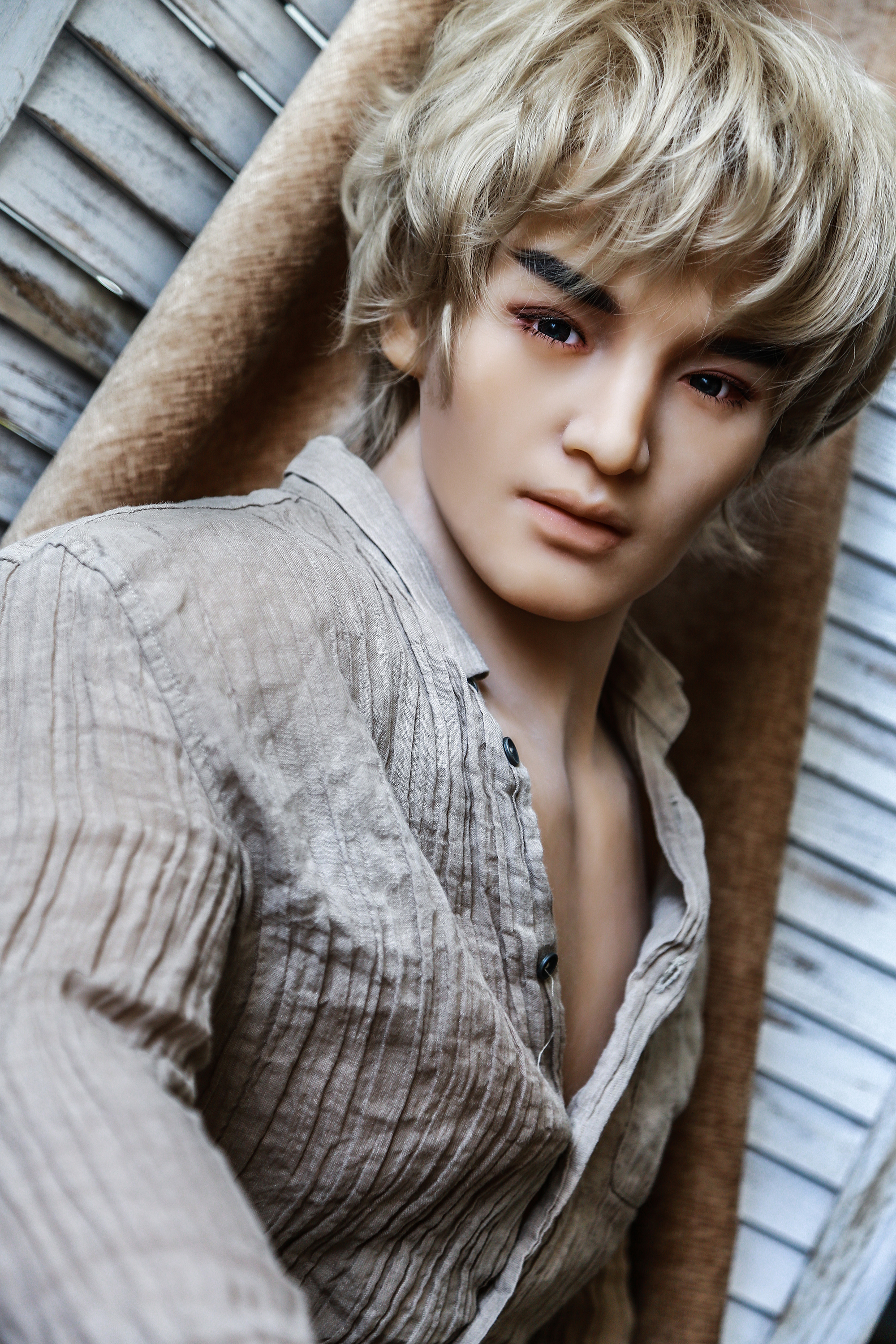 Qita丨 5ft10/180cm Blond Male TPE Sex Doll- Ton