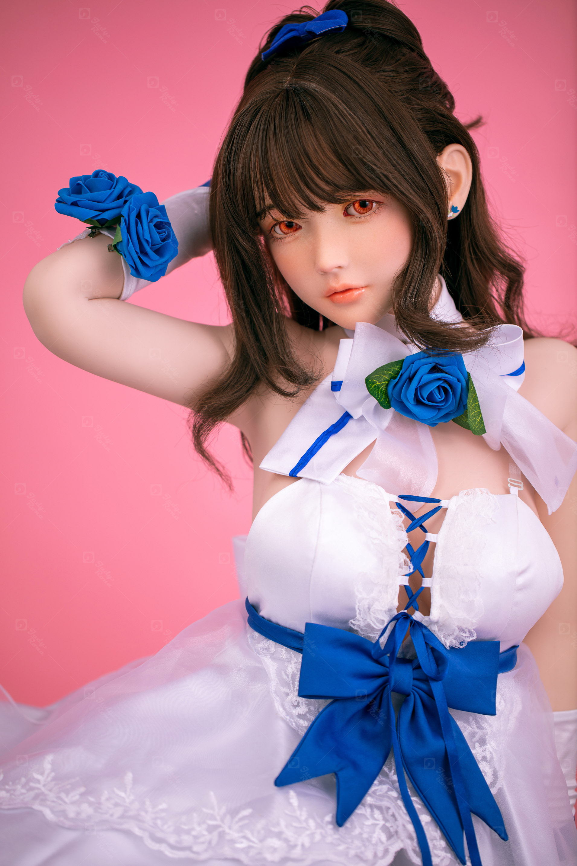 JR | Aria - 4Ft 10(148cm) Japanese Floral Skirt Silicone Sex Doll