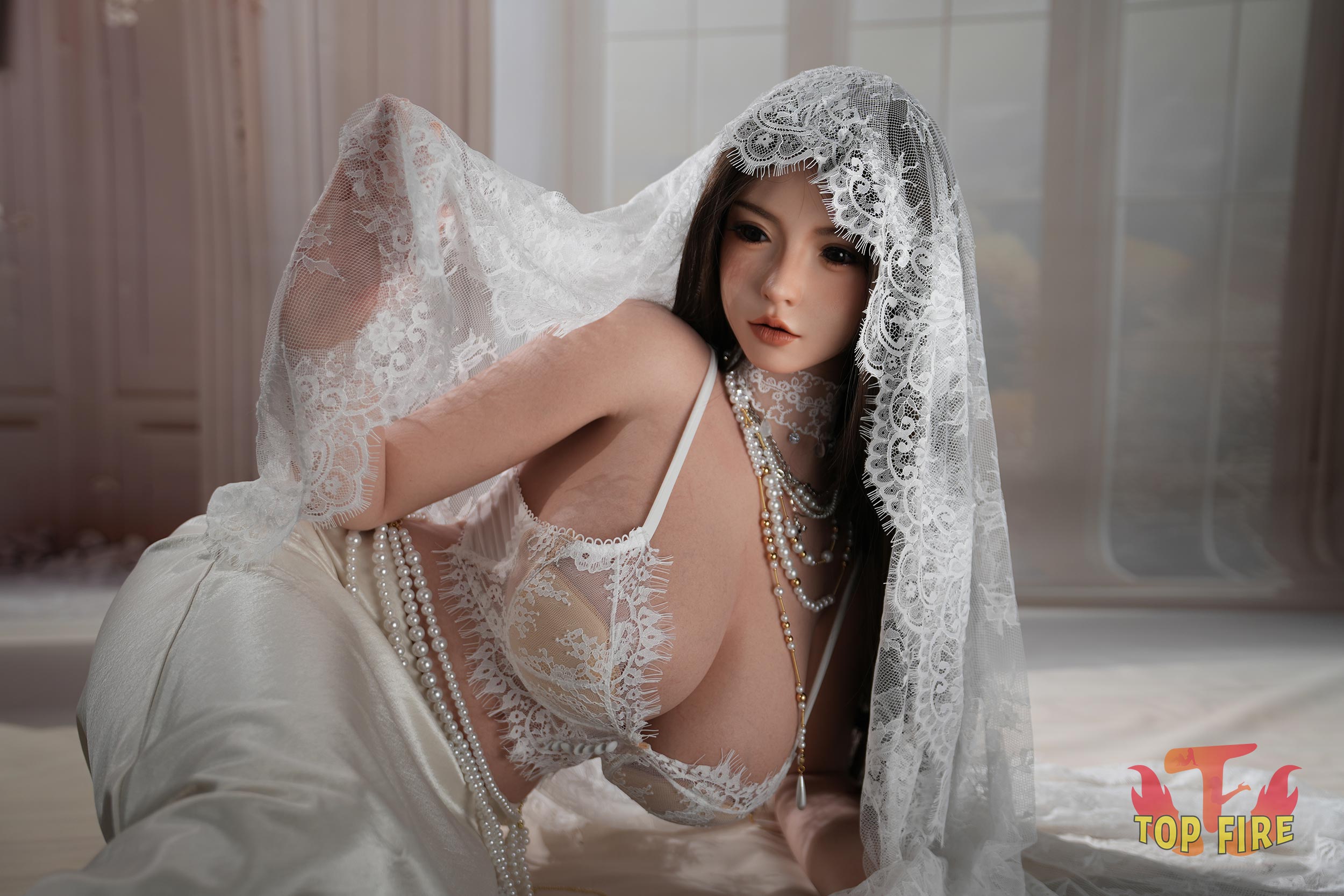 Top Fire | Grace -Ultra Light 5ft 4/162cm Asian Bride Silicone Sex Doll, T64