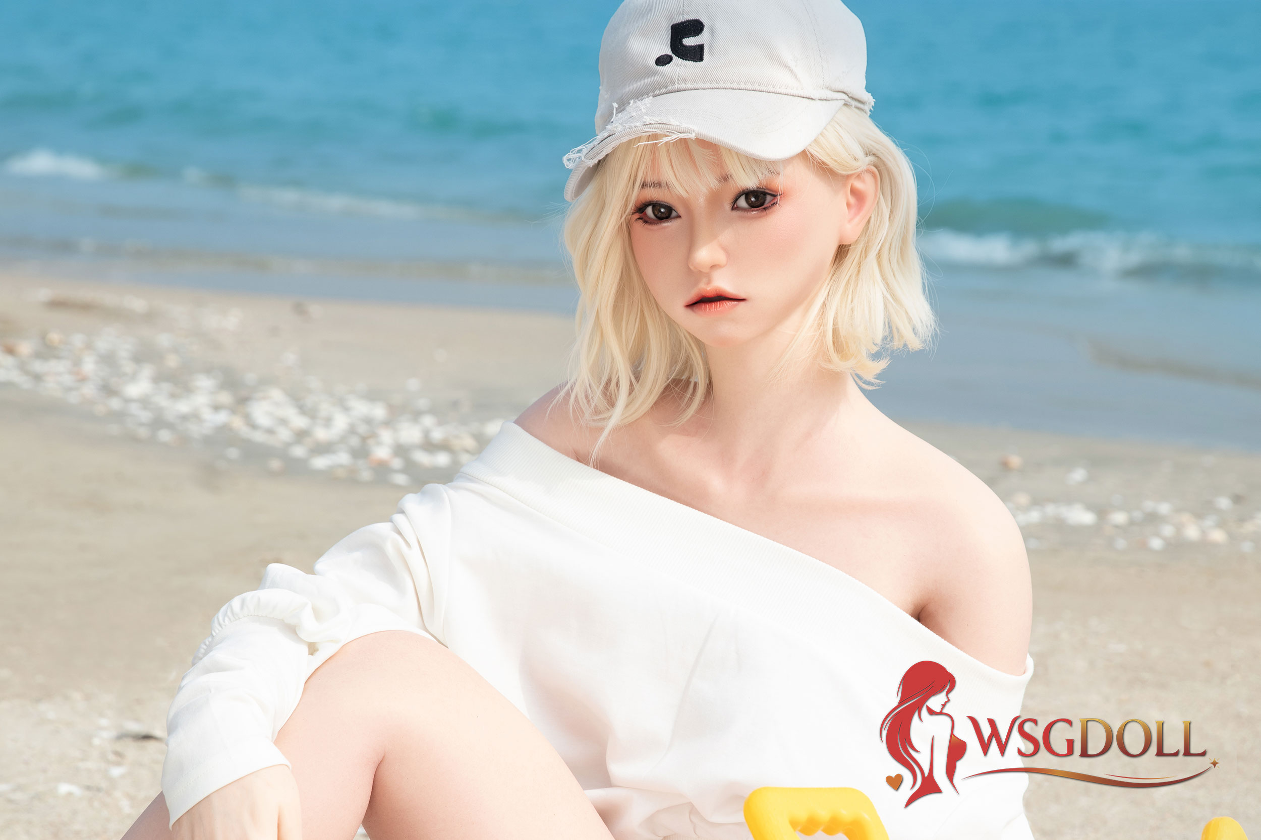 WSG | Gia -5ft 4/164cm B-Cup Asian-Style Blonde Silicone Sex Doll