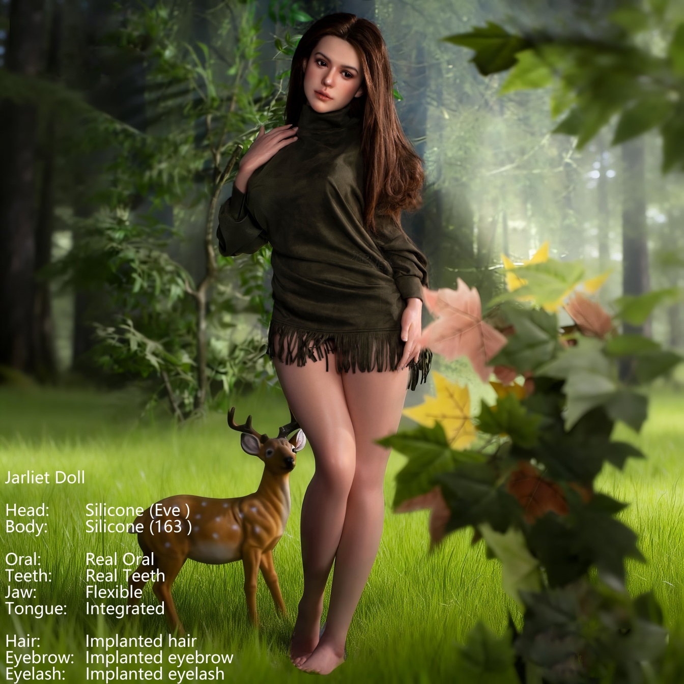 Jarliet | Eve -5ft 3/163cm ROS Head Full Silicone Sex Doll