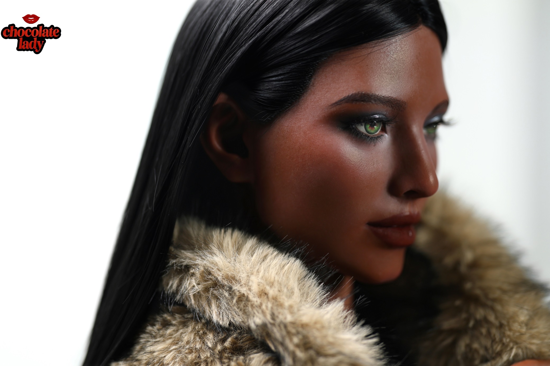 Chocolate Lady | Naomi- 5ft4/166cm E Cup Black/Ebony Silicone Sex Doll