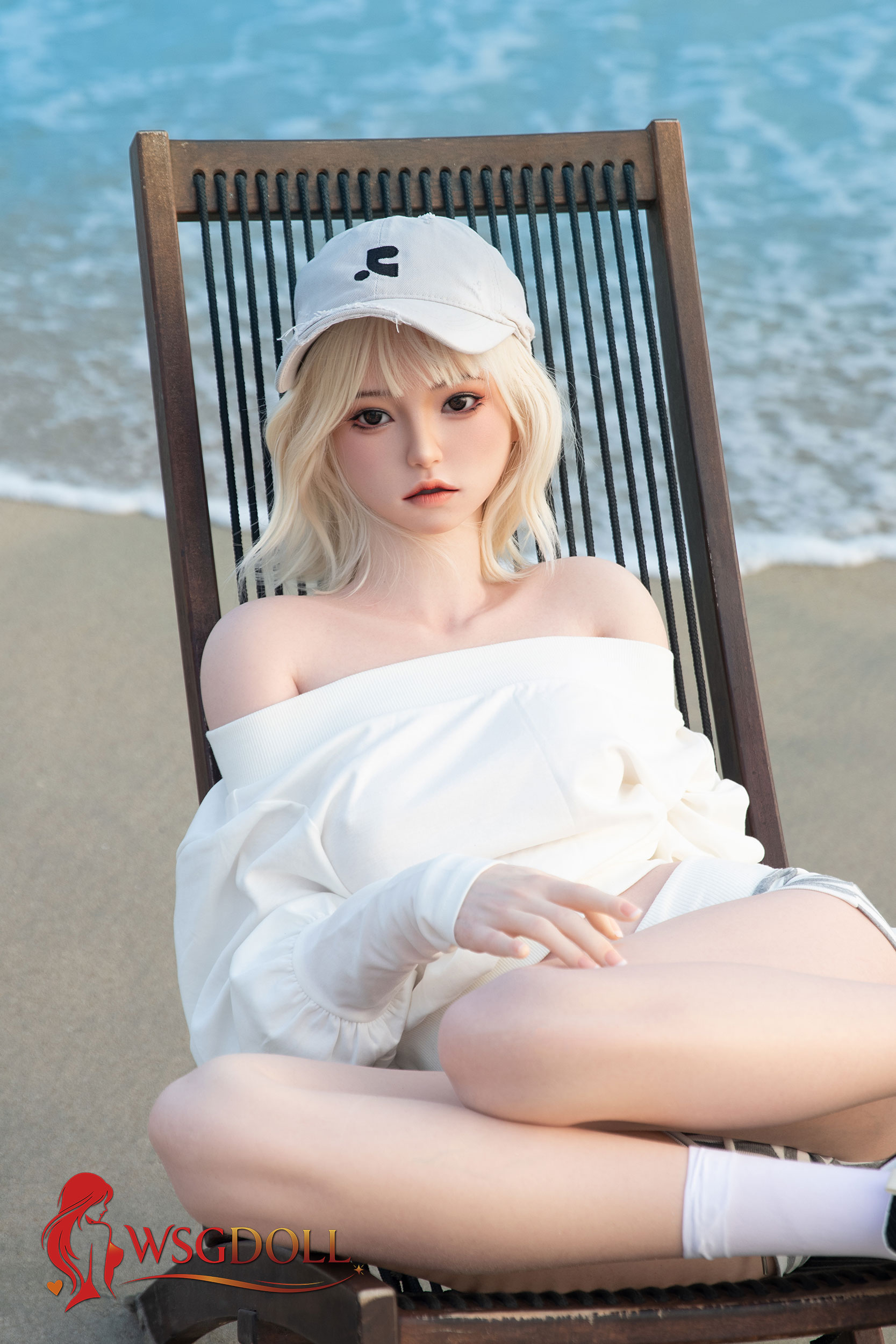 WSG | Gia -5ft 4/164cm B-Cup Asian-Style Blonde Silicone Sex Doll