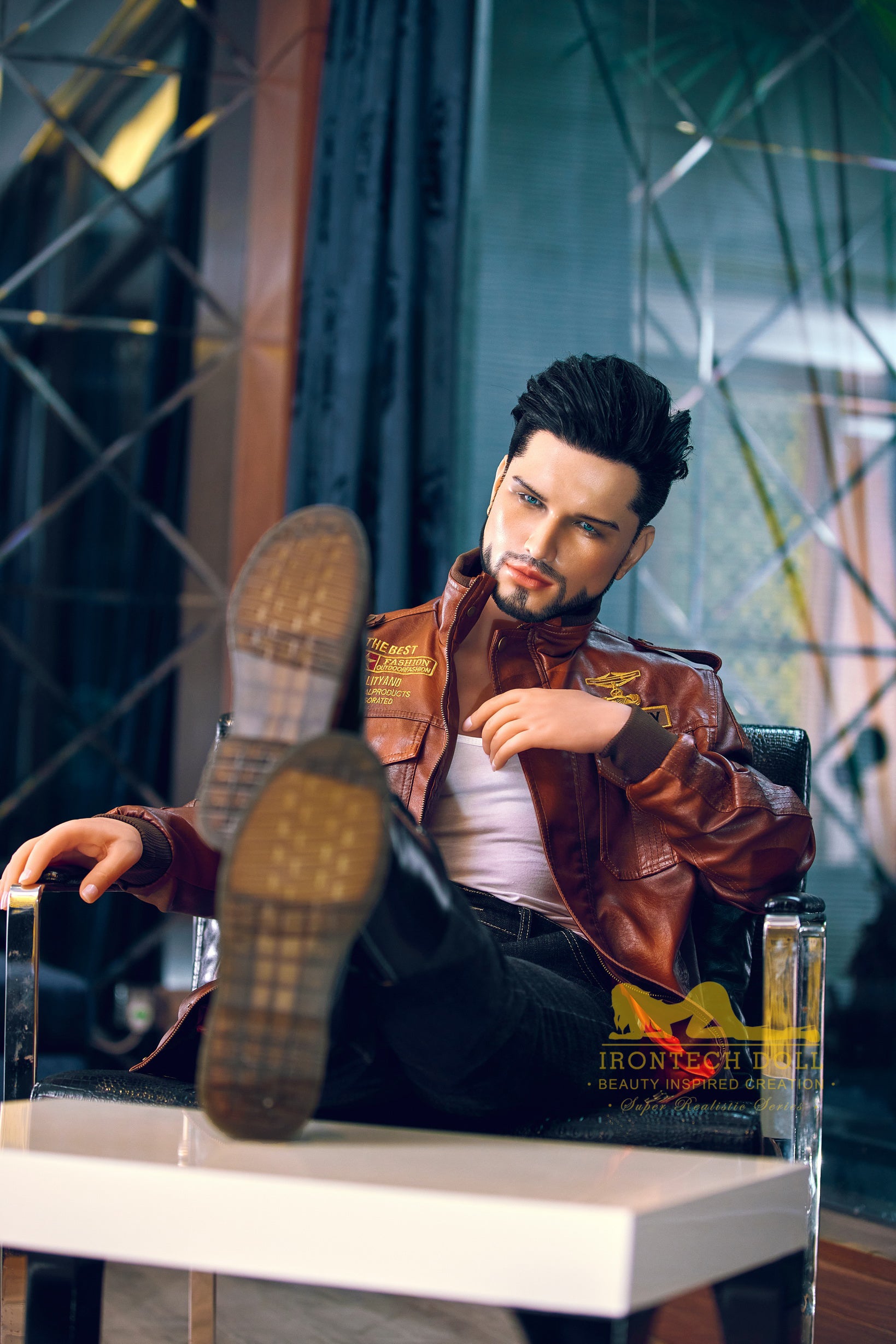 IronTech | Kev - 5Ft 4/162cm Male Sex Doll With Silicone Head-First Love Doll