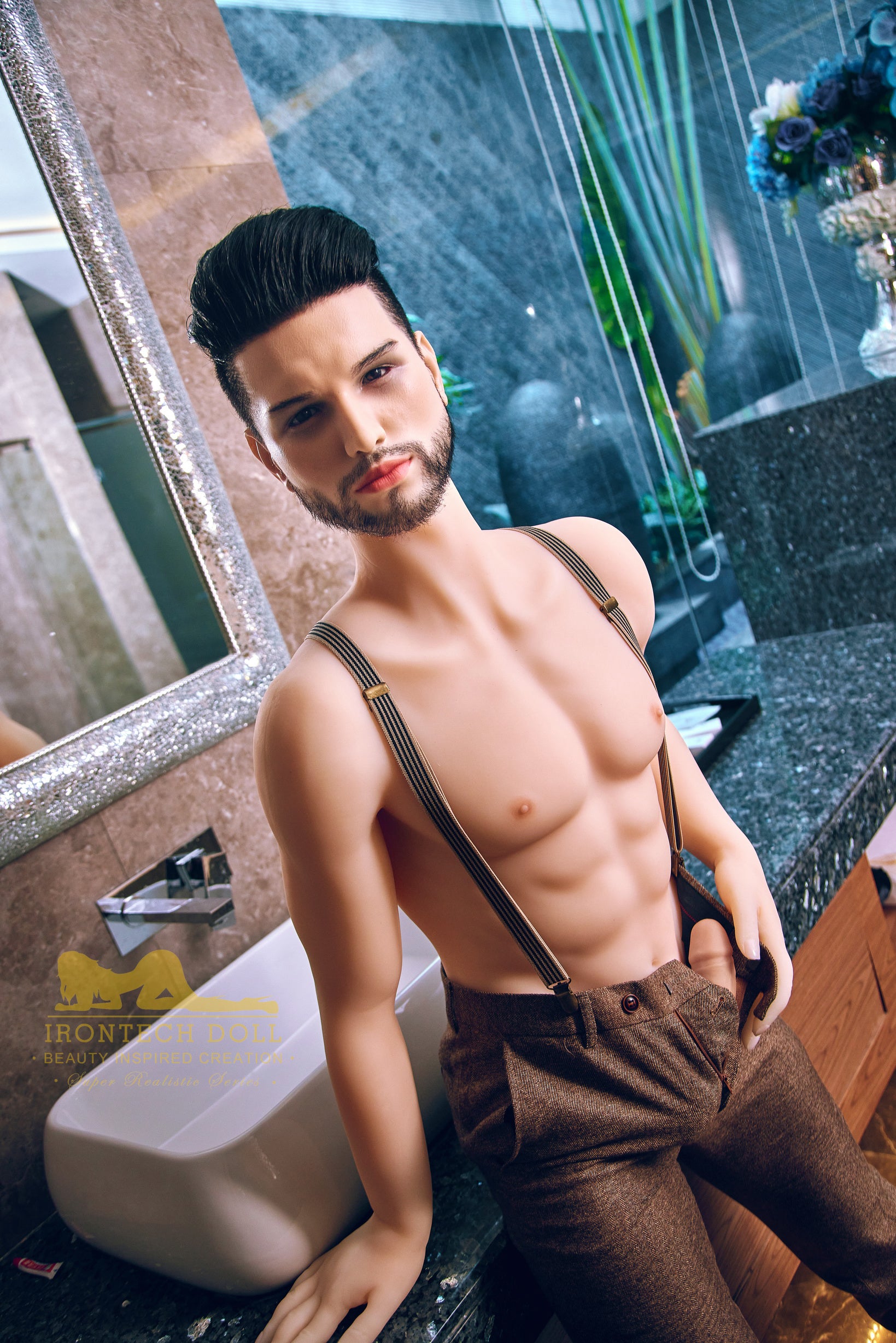 IronTech | Keith - 5Ft 4/162cm Male Sex Doll With Silicone Head-First Love Doll
