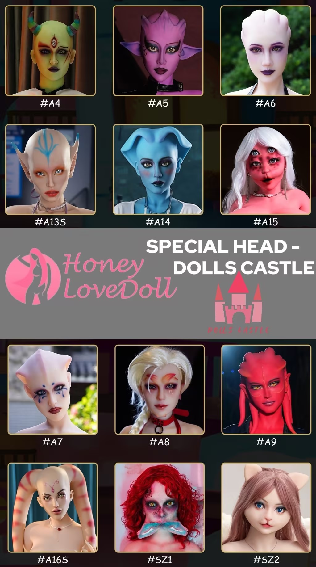 Dolls Castle丨Special Head (Extra Doll Heads)