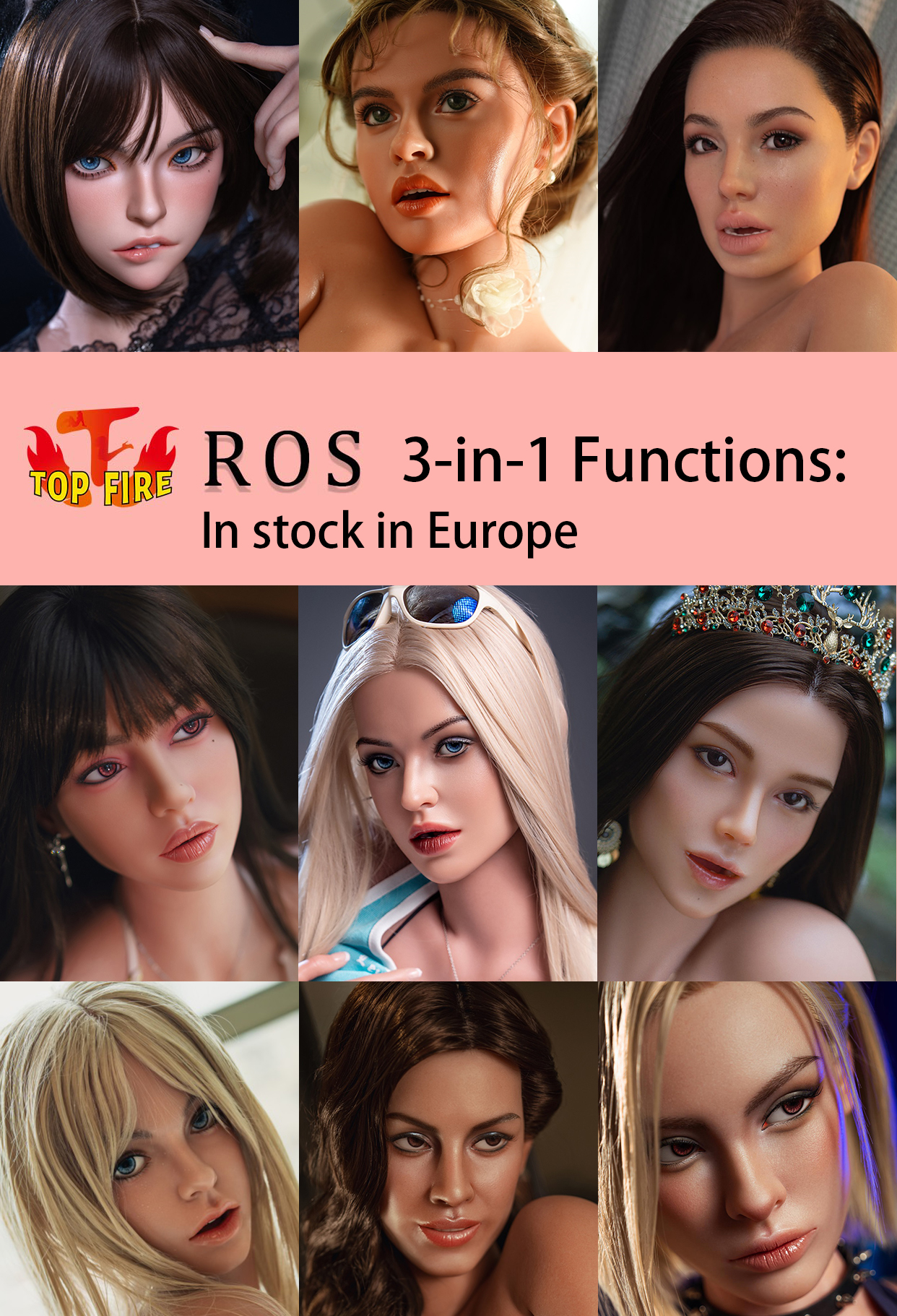 Top Fire丨3-in-1 Functions ROS Silicone Head (In Stock EU)