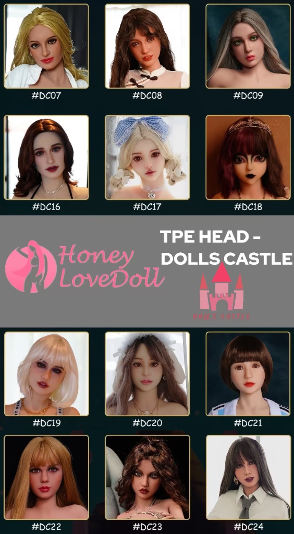 Dolls Castle丨TPE Head for Body 141cm/4ft7 - 170cm/5ft7