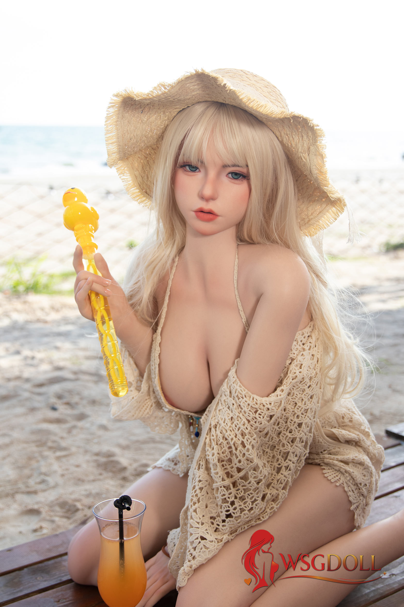 WSG | Liana -5ft 2/159cm E-Cup Asian-Style Blonde Silicone Sex Doll