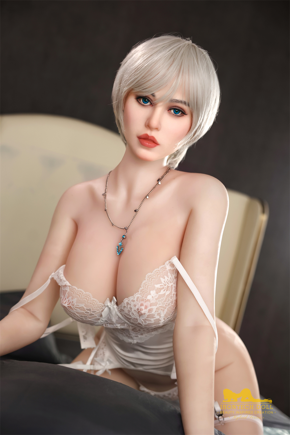 Irontech | Angelia-159cm/5ft3 G-cup Silicone Head Sex Doll