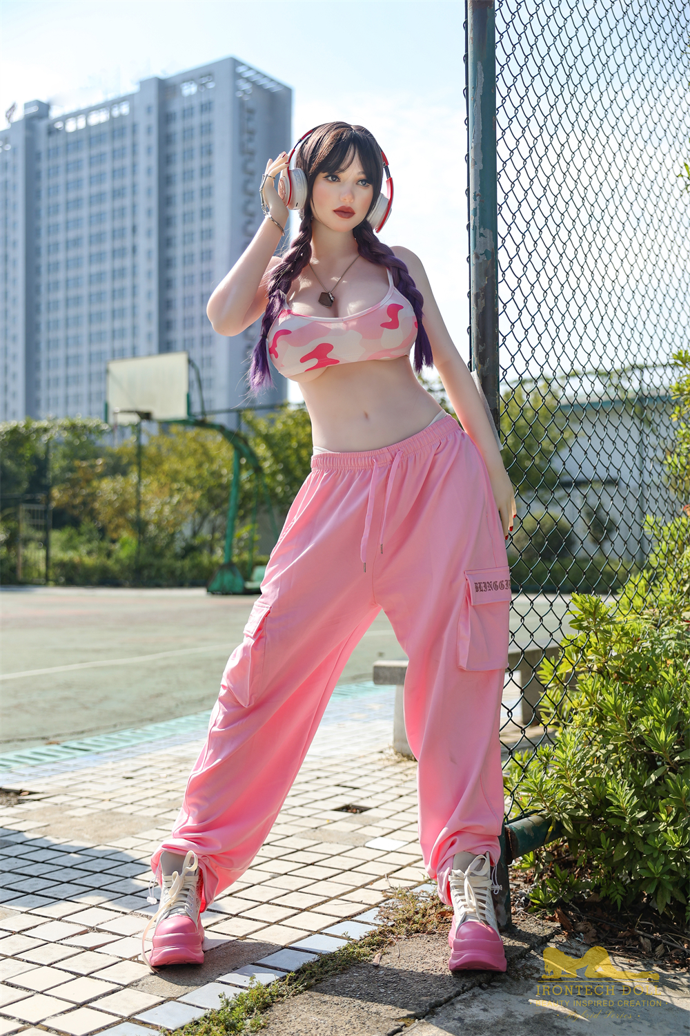 Irontech | Layla-163cm/5ft4 G-cup Silicone Head Sex Doll