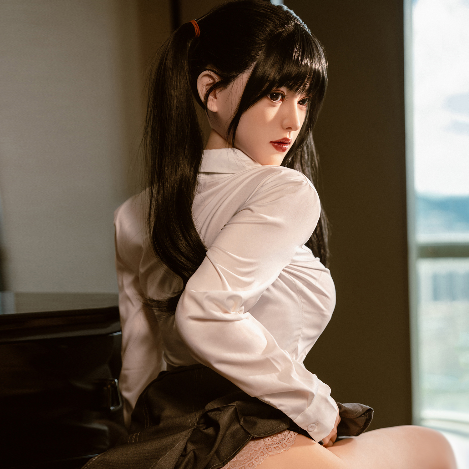 Bailey - 160cm/5ft3 C-cup Asian Silicone Head Sex Doll