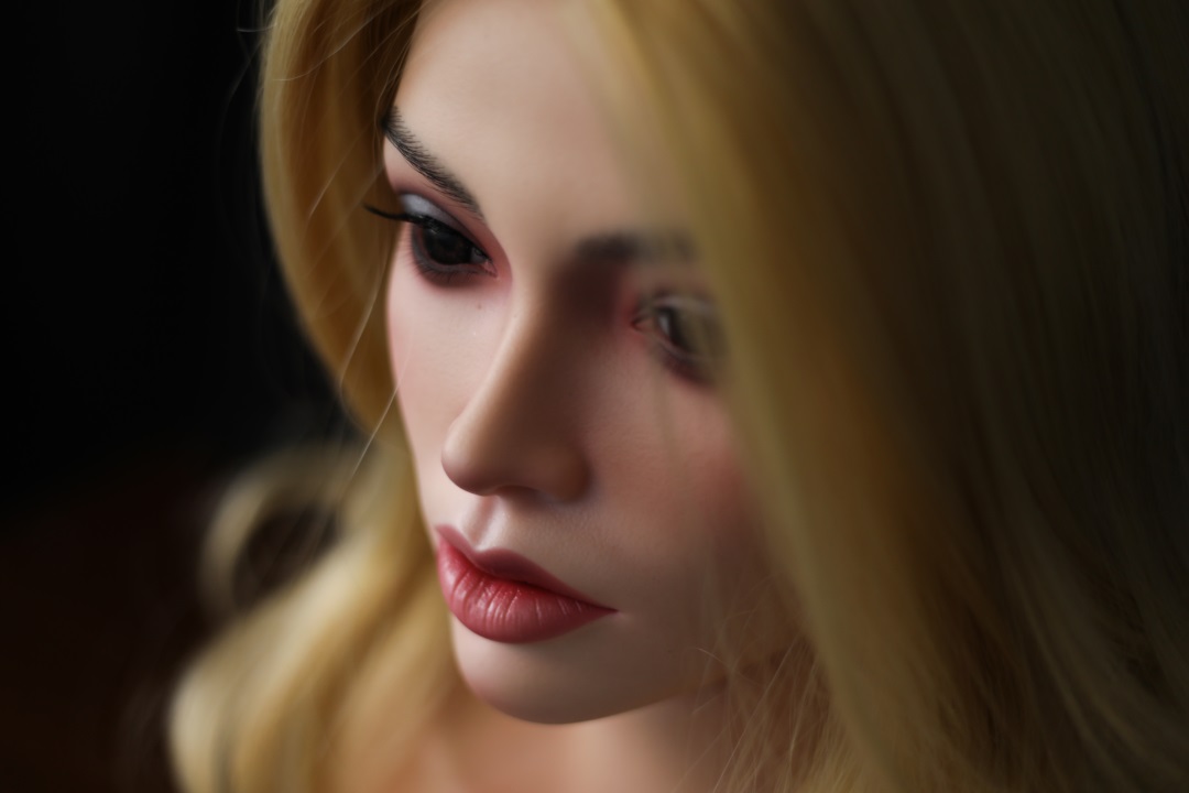 Orange In | Curly Hair Blonde Sex Doll Torso for Men