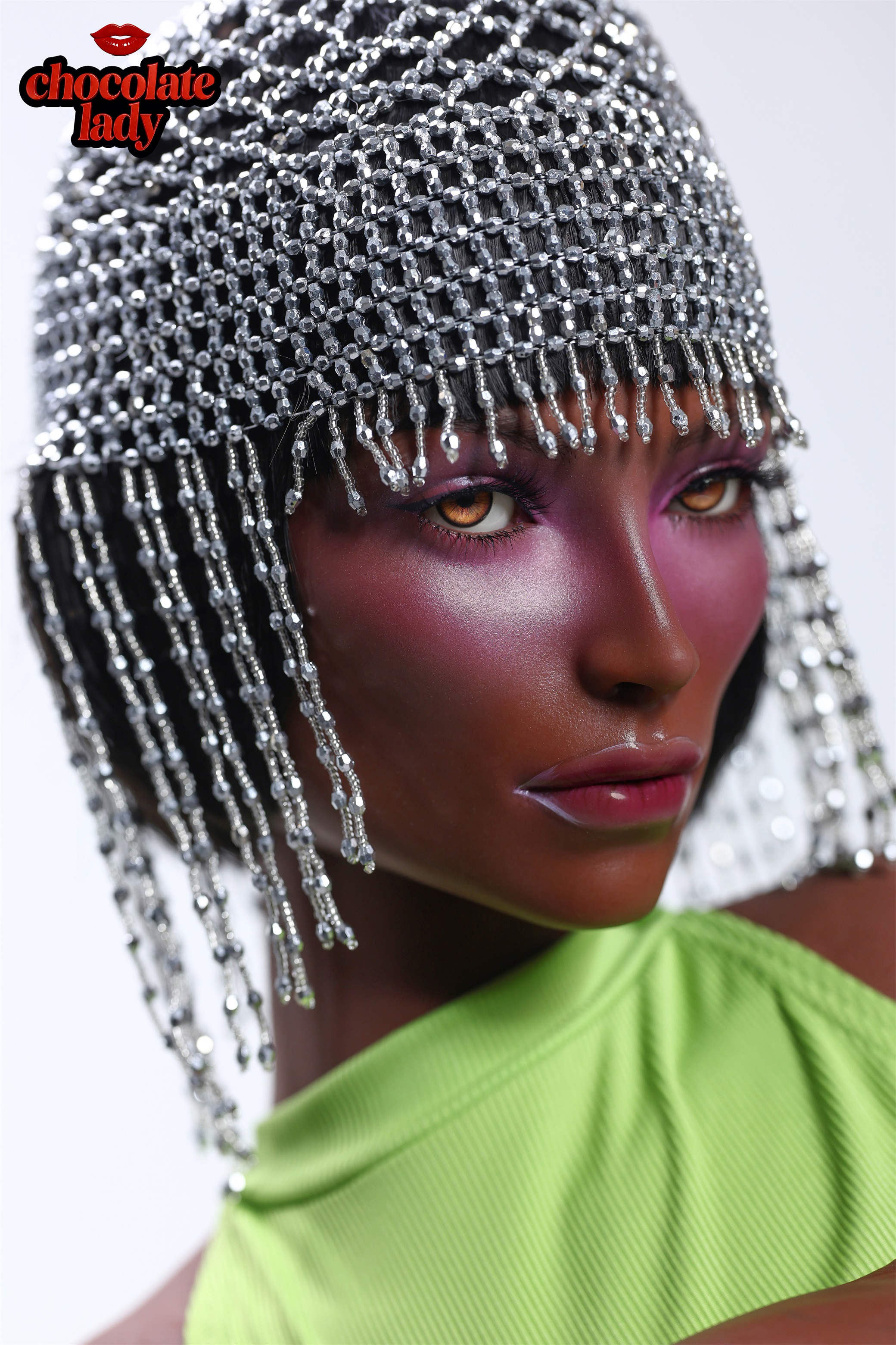 Chocolate Lady | Nova- 4ft7/145cm D Cup Black/Ebony Silicone Sex Doll