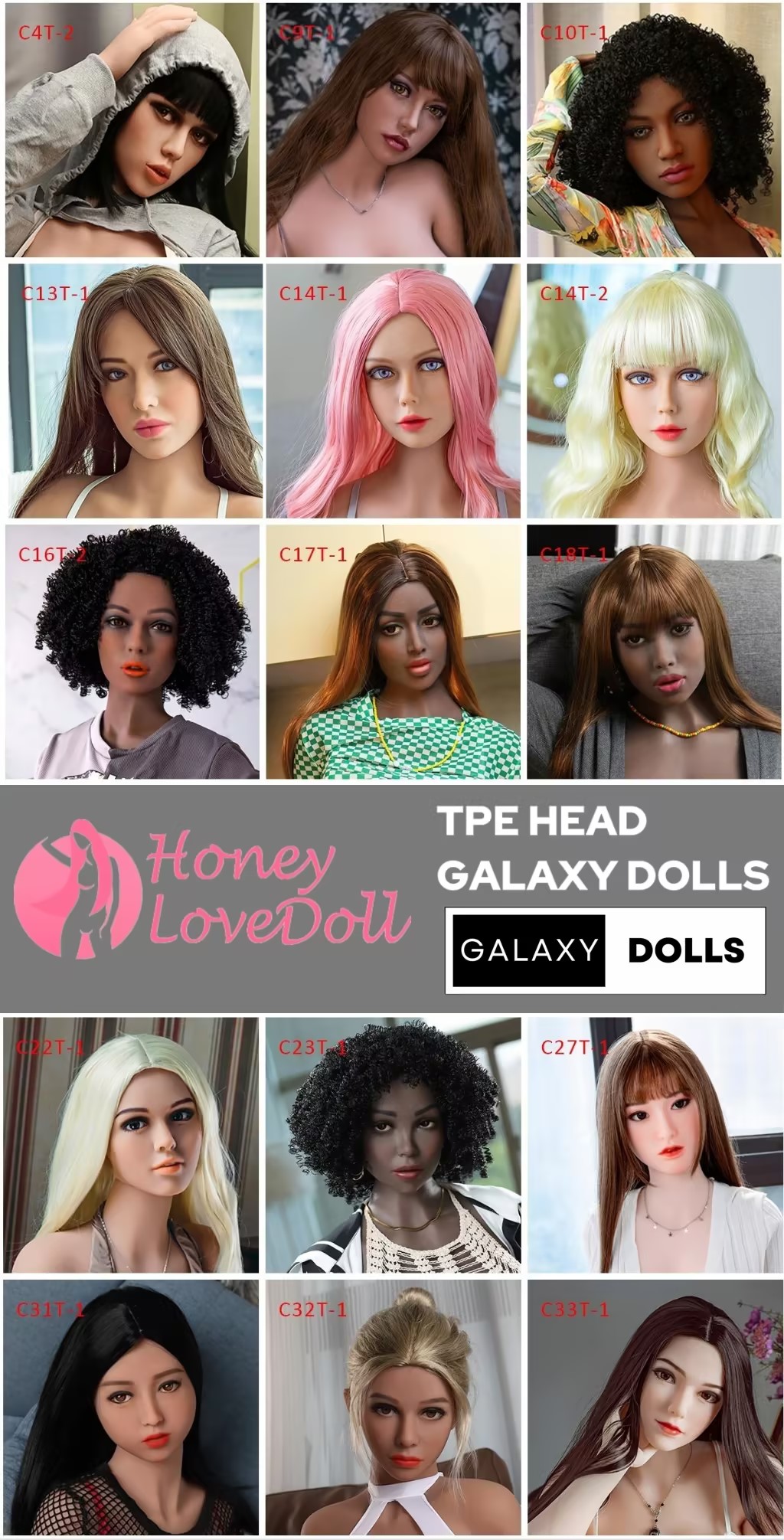 Galaxy Doll丨TPE Head for Body 140cm/4ft7 - 170cm/5ft7