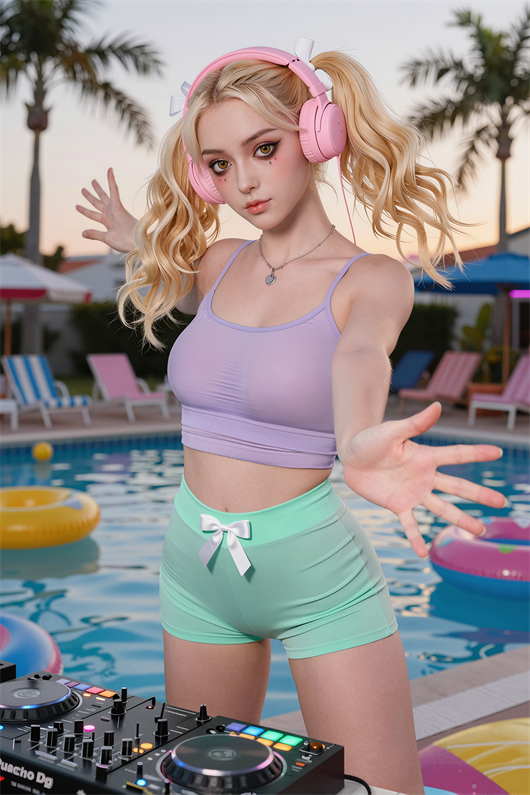 SY Doll | Isla -4ft 8/141cm B-Cup Full Silicone Sex Doll For The Pool Party DJ