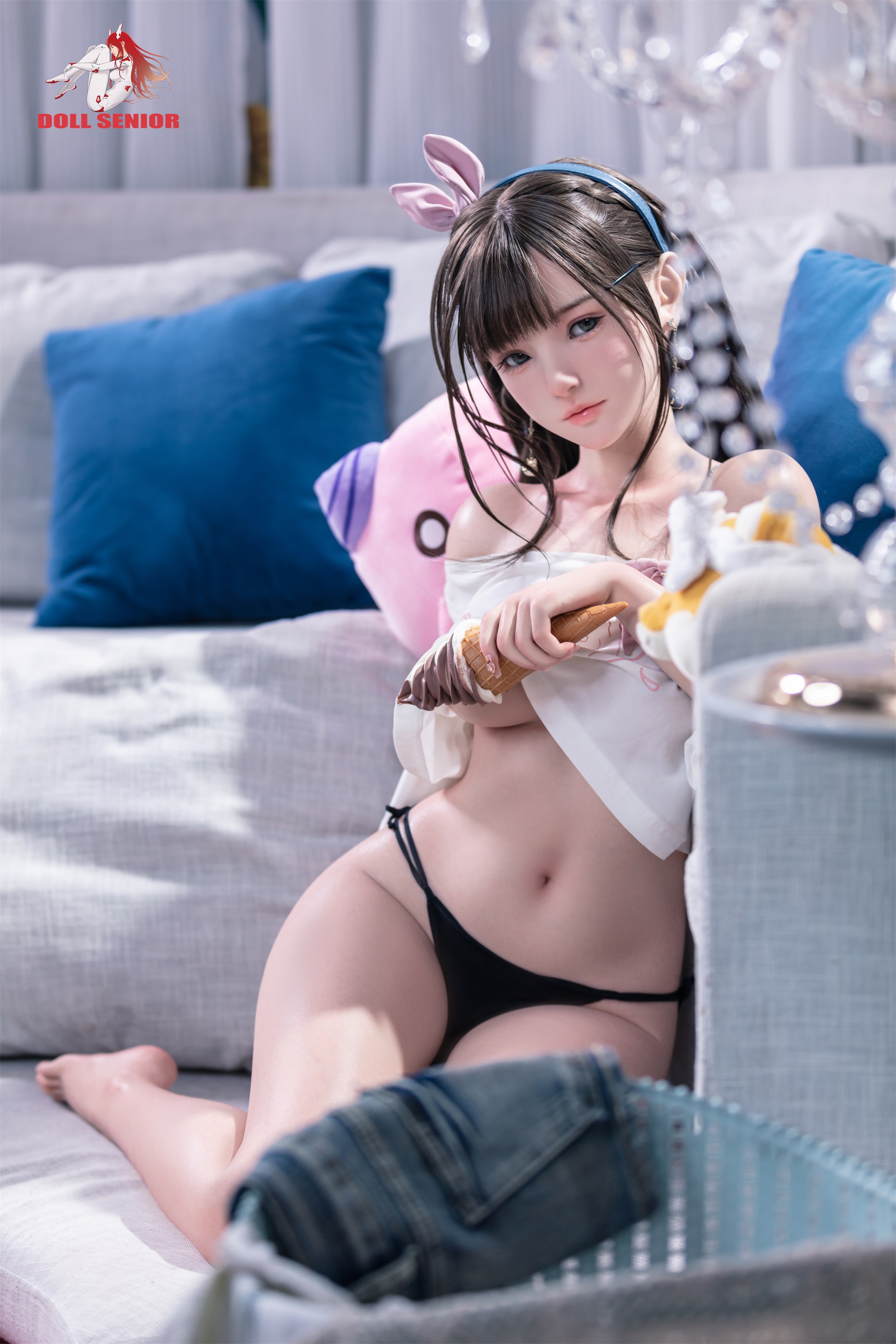 Doll Senior | Miye#2 -4ft8/148cmD Cup Silicone ROS Head Sex Doll