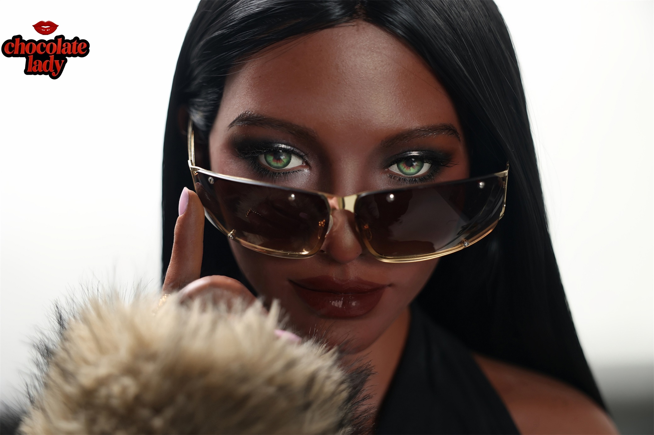 Chocolate Lady | Naomi- 5ft4/166cm E Cup Black/Ebony Silicone Sex Doll