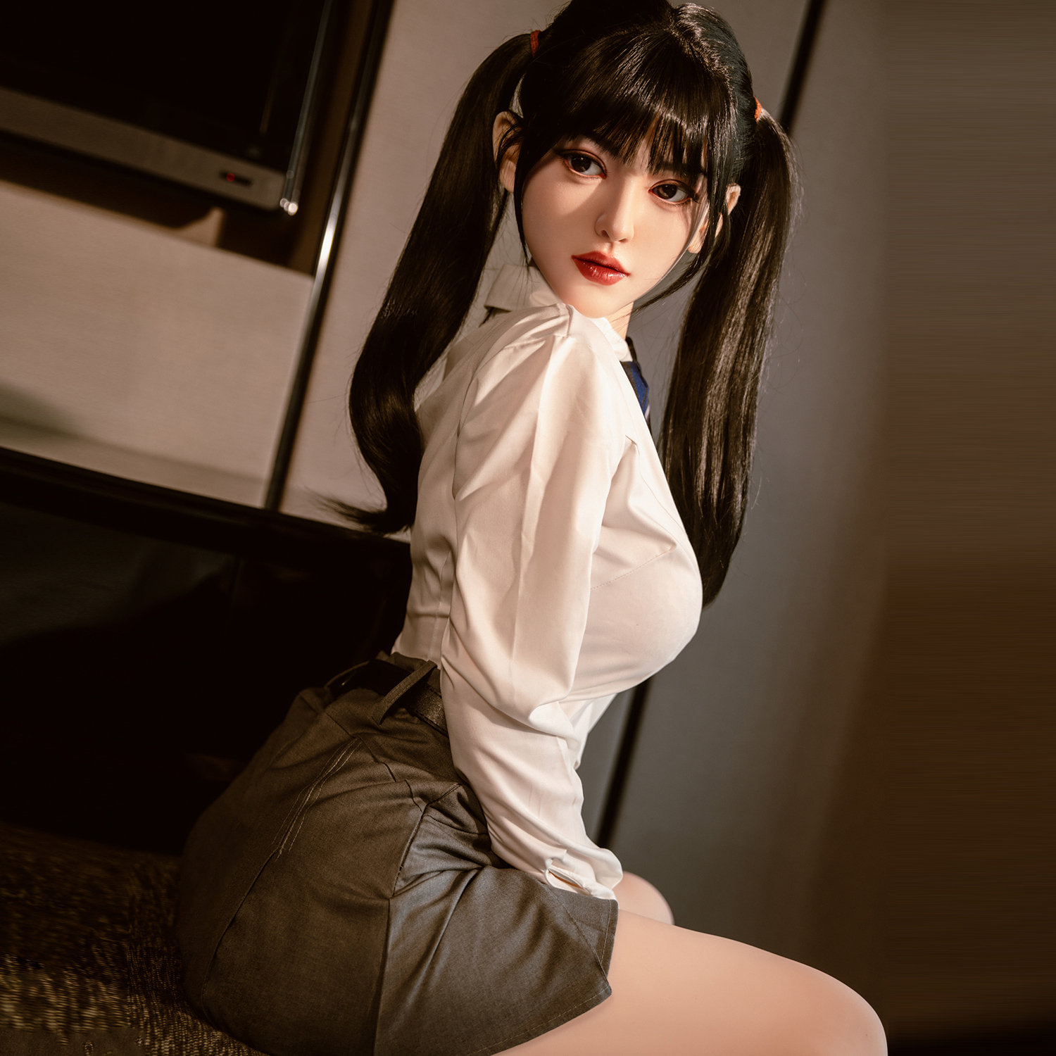 Bailey - 160cm/5ft3 C-cup Asian Silicone Head Sex Doll