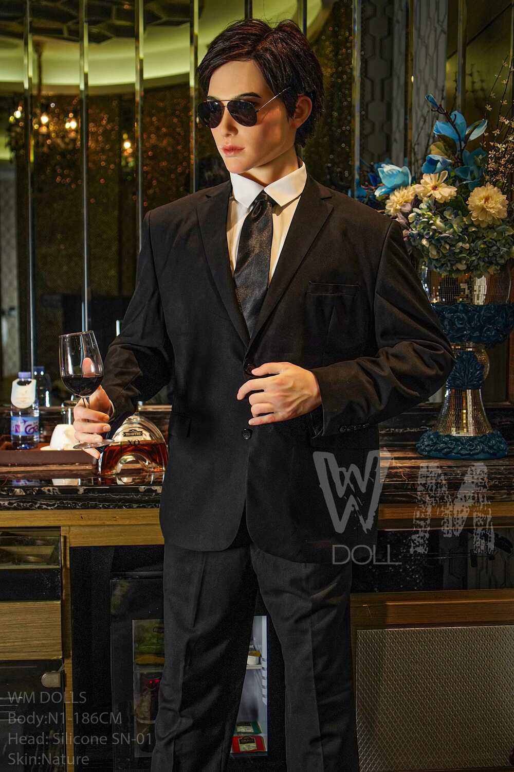 WM | Johnny (#SN-01) -6ft 1/186cm [Ultra-Light Series] Silicone Male Sex Doll