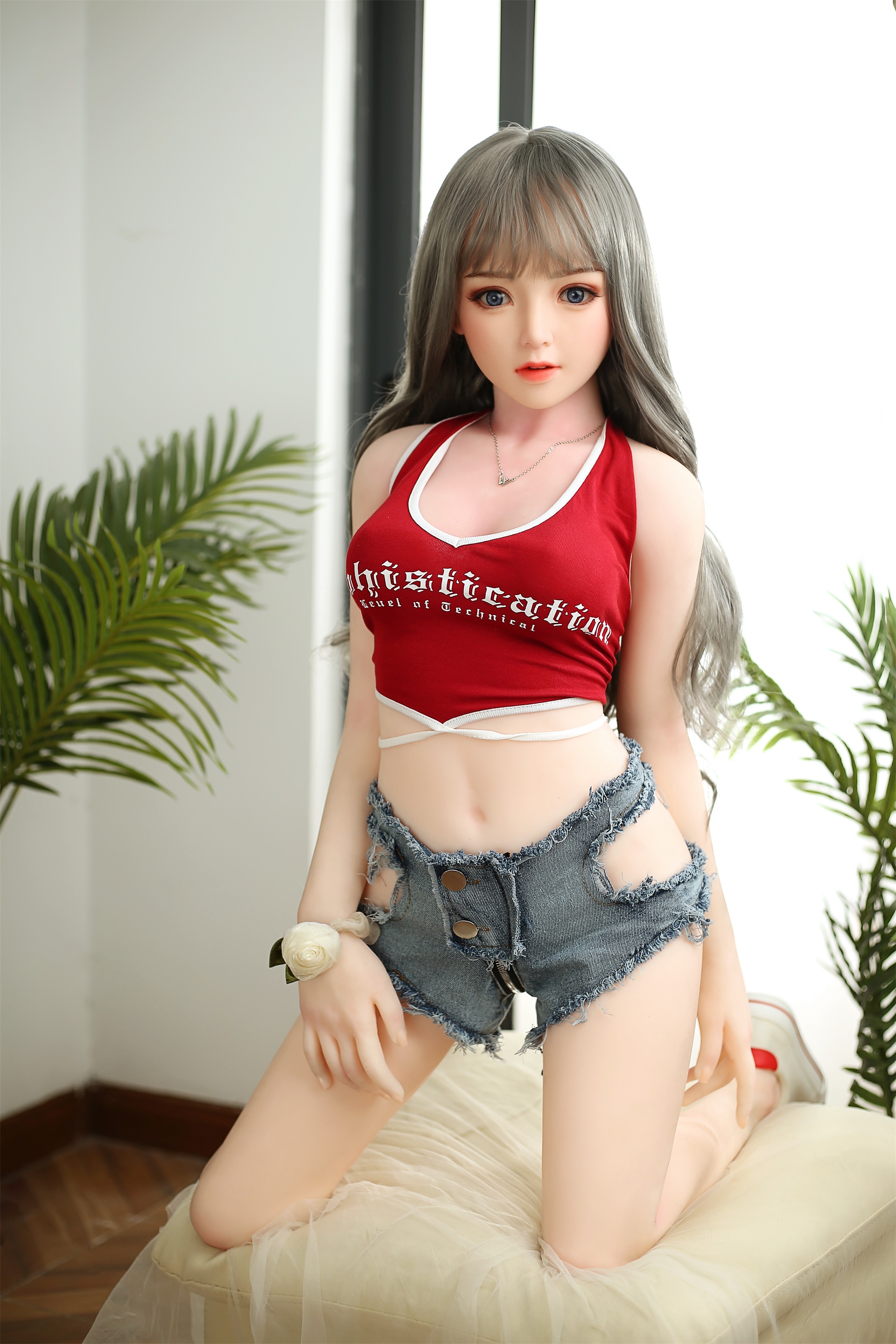 MESE Doll丨145cm(4ft 8) Small Breast Silicone Head Sex Doll - Bella