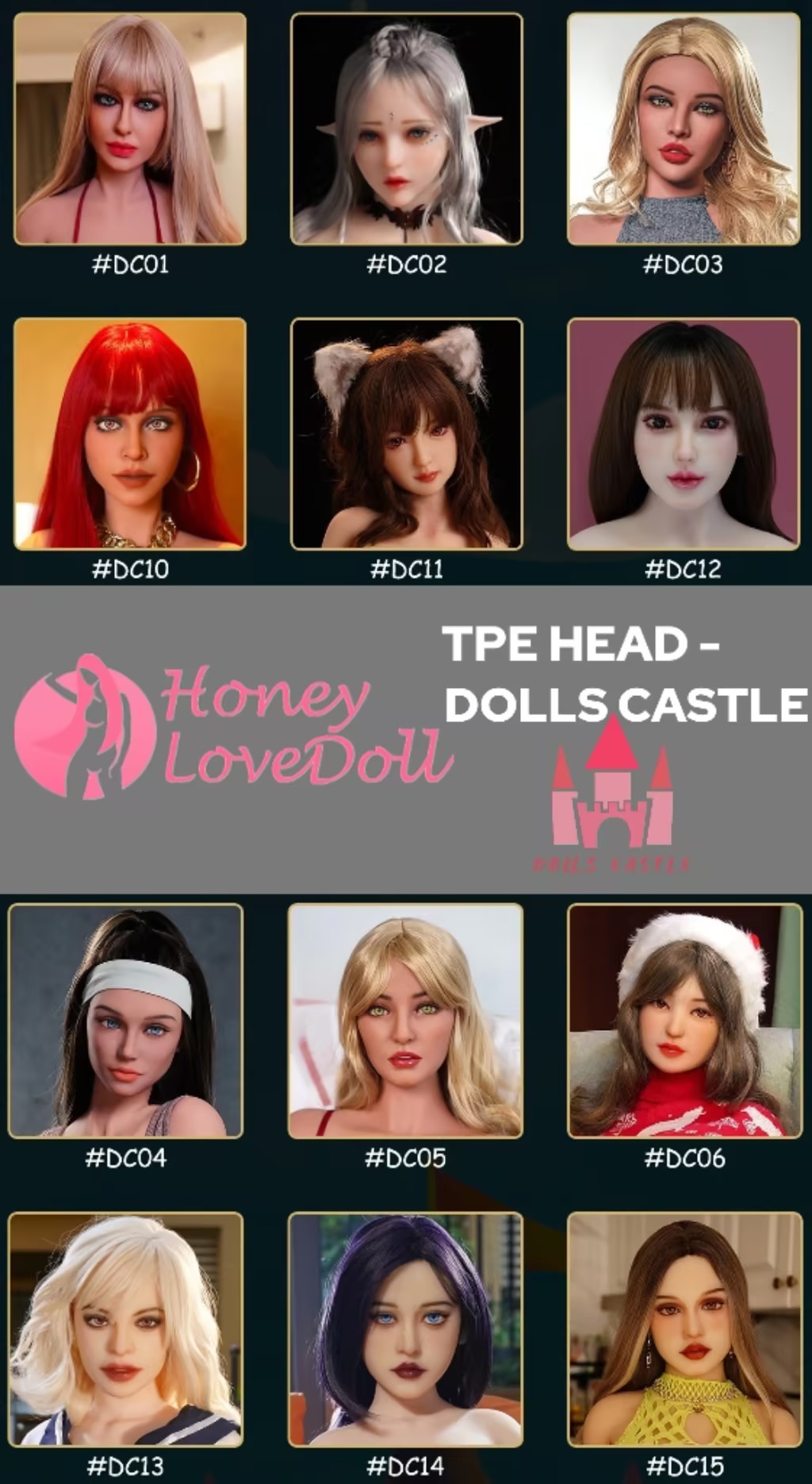 Dolls Castle丨TPE Head for Body 141cm/4ft7 - 170cm/5ft7