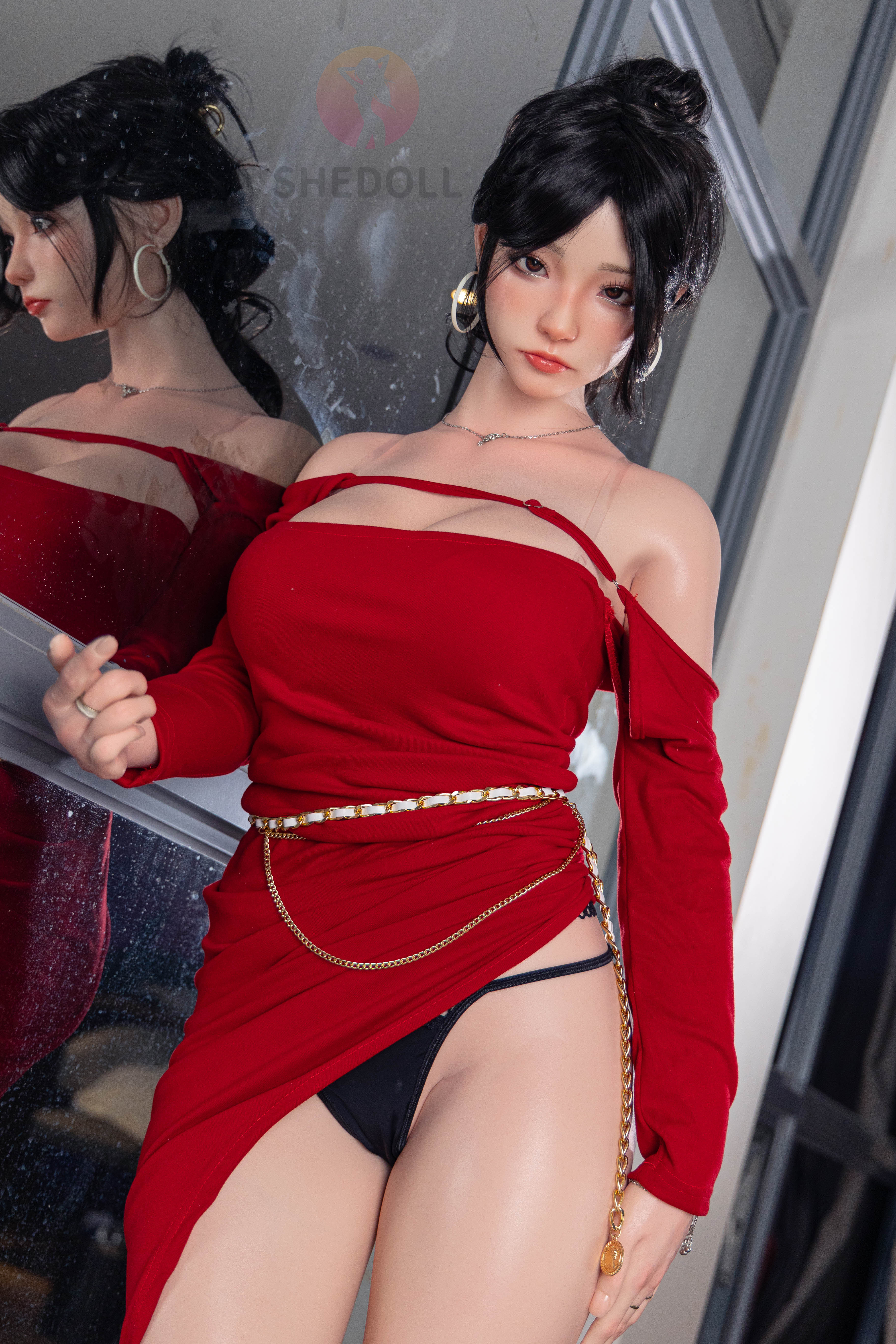 SHEDOLL | Rose-S3 5ft5/165cm ROS silicone head Sex Doll