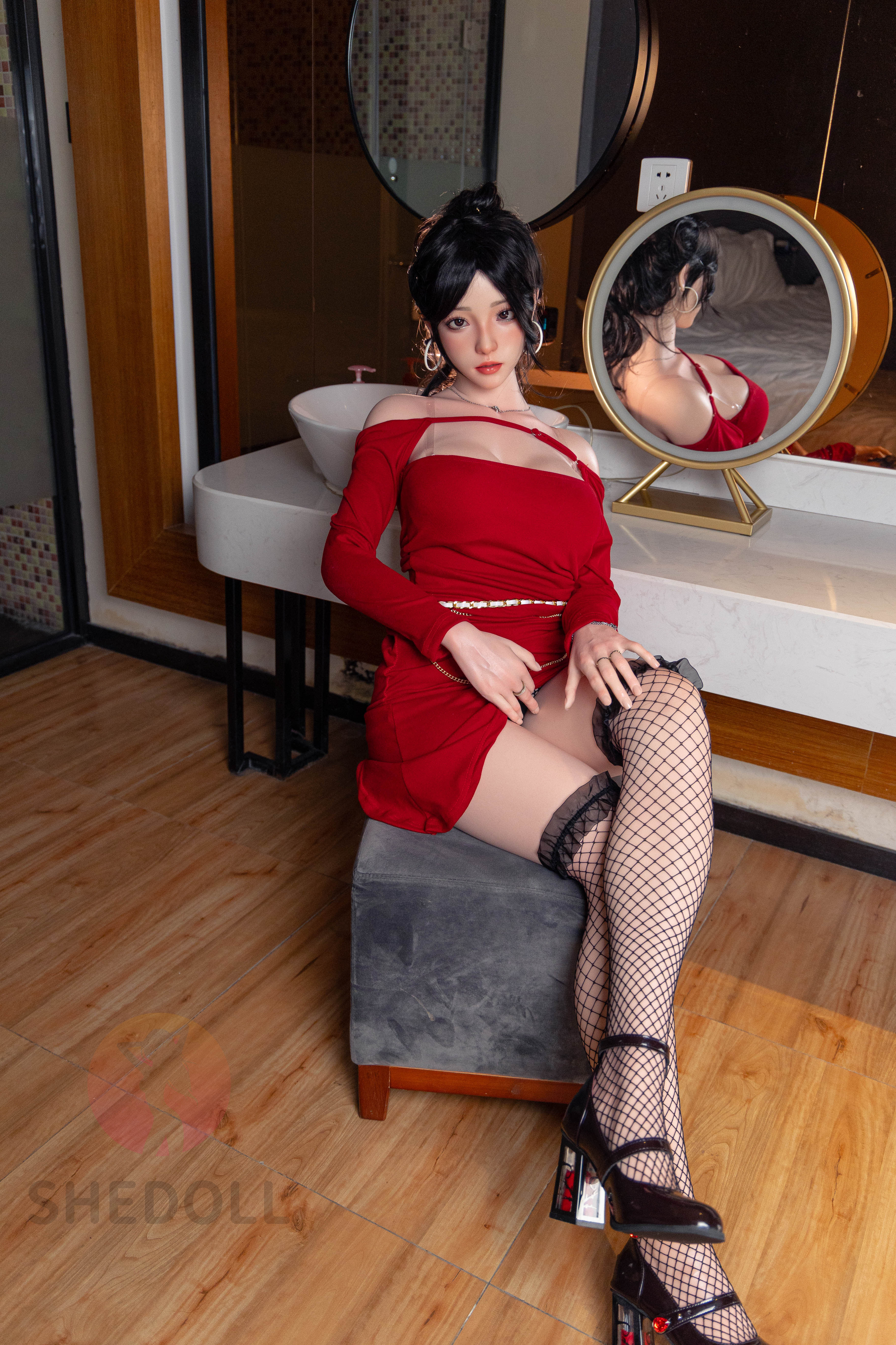 SHEDOLL | Rose-S3 5ft5/165cm ROS silicone head Sex Doll