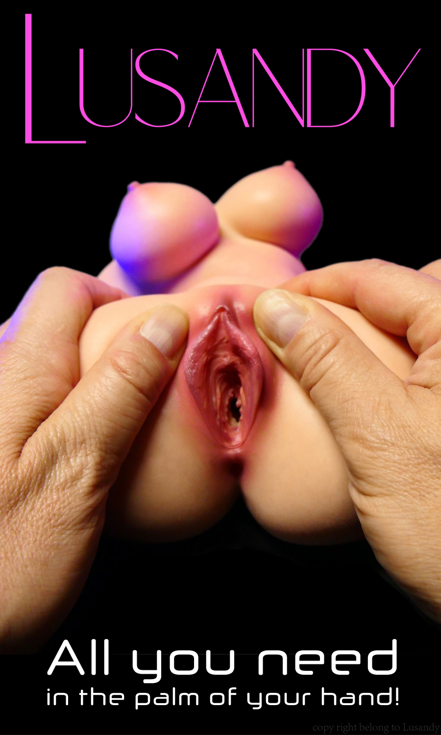 Lusandy Doll | 3.3lb/1.5kg Natural Silicone Pocket Pussy Pleasure Toy LSD-M01 B