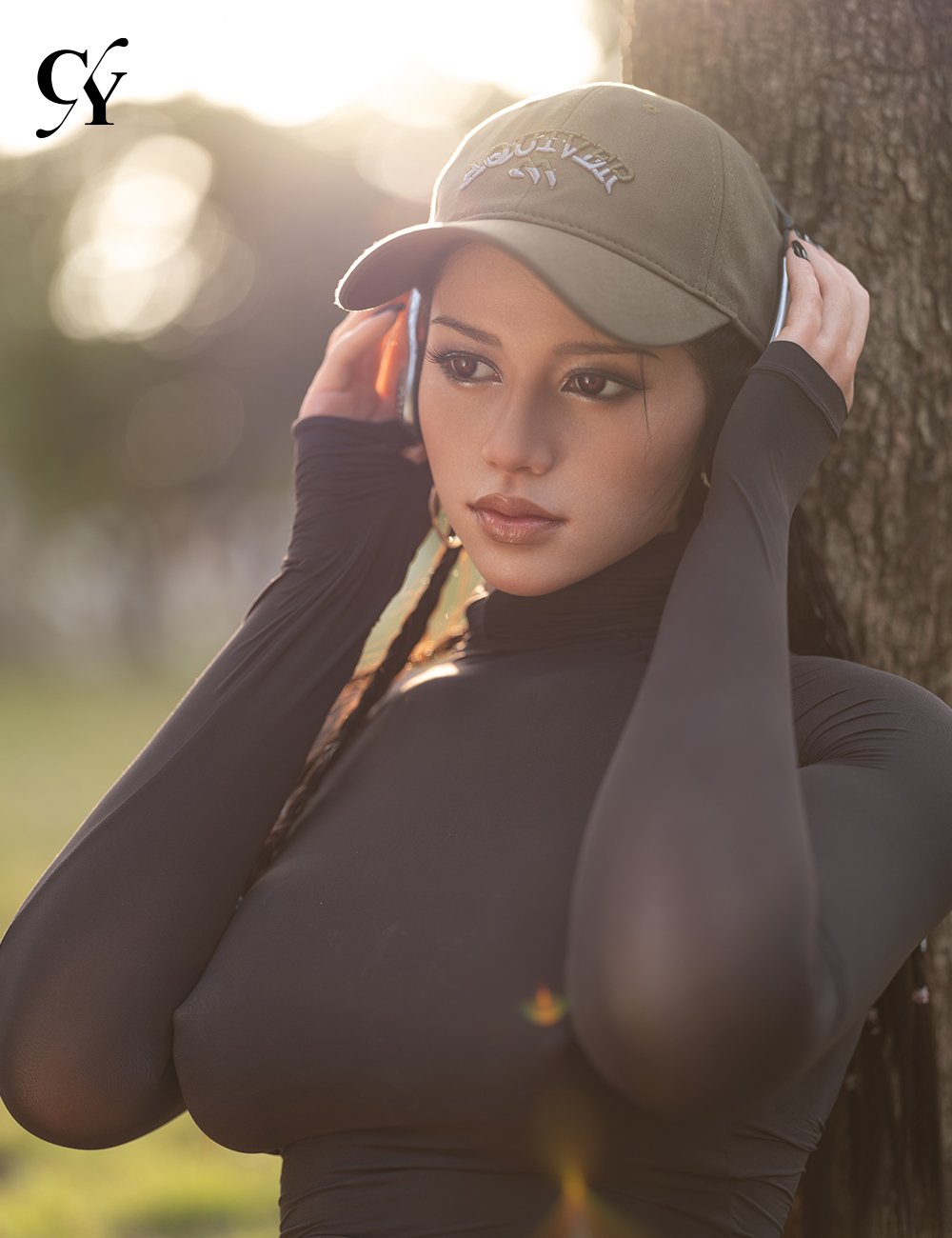 TOP-CY Doll丨170cm (5ft7) D-Cup Silicone Head Sex Doll - Amber