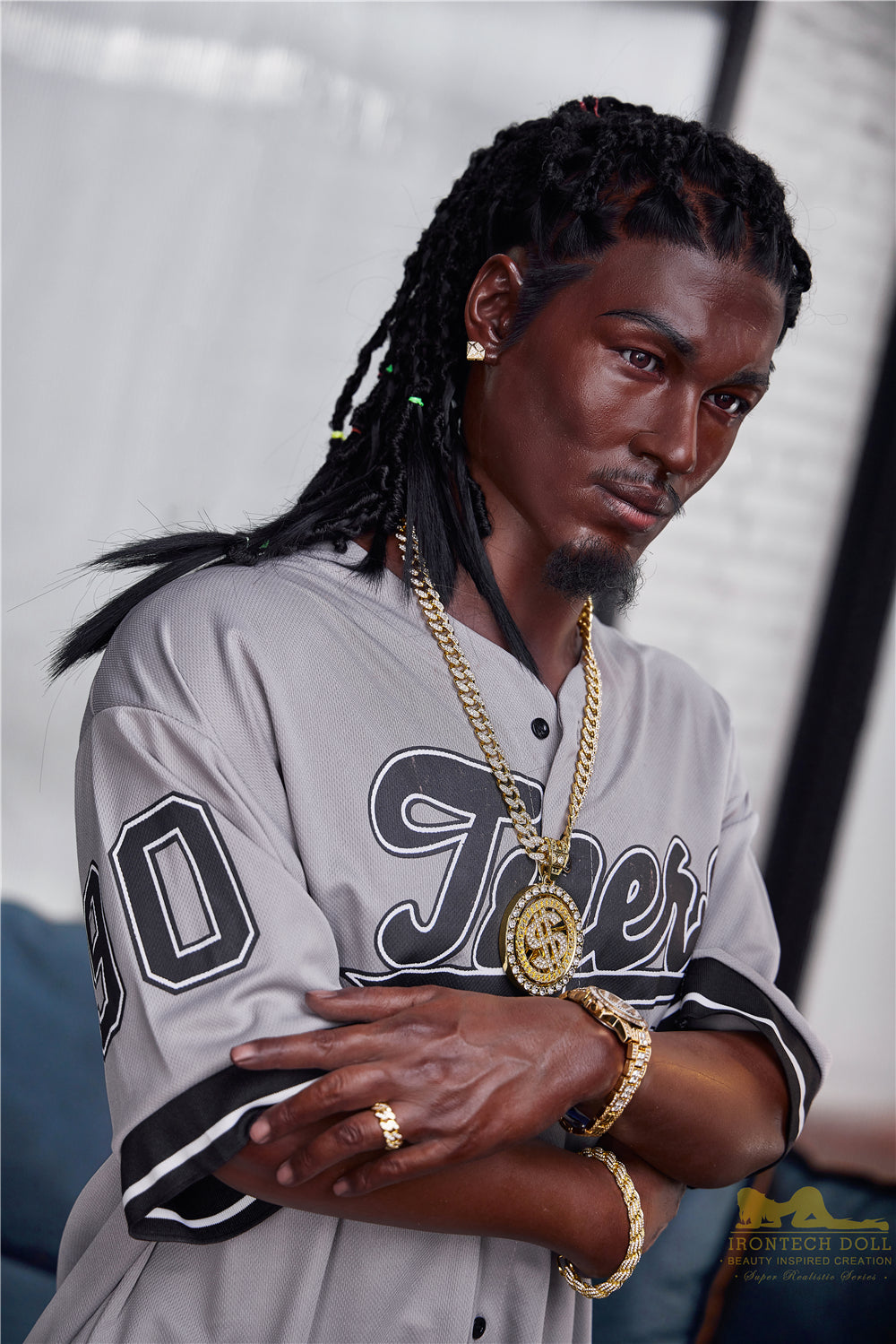 Irontech | Bill Ebony - 5ft7 (170cm) Silicone Male Sex Doll