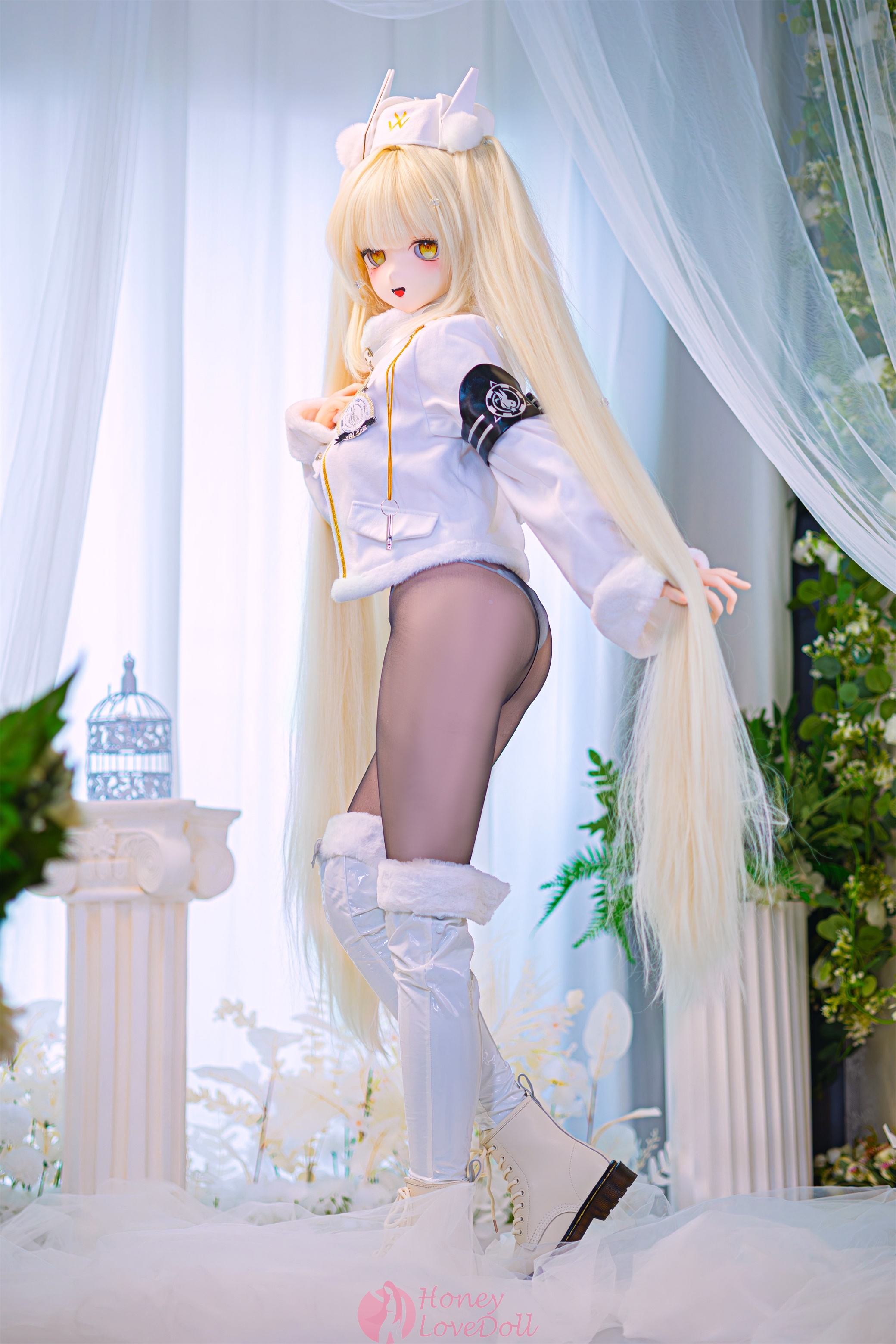 WM | Blanc- 5ft 1/157cm Victory Goddess Silicone Anime Sex Doll