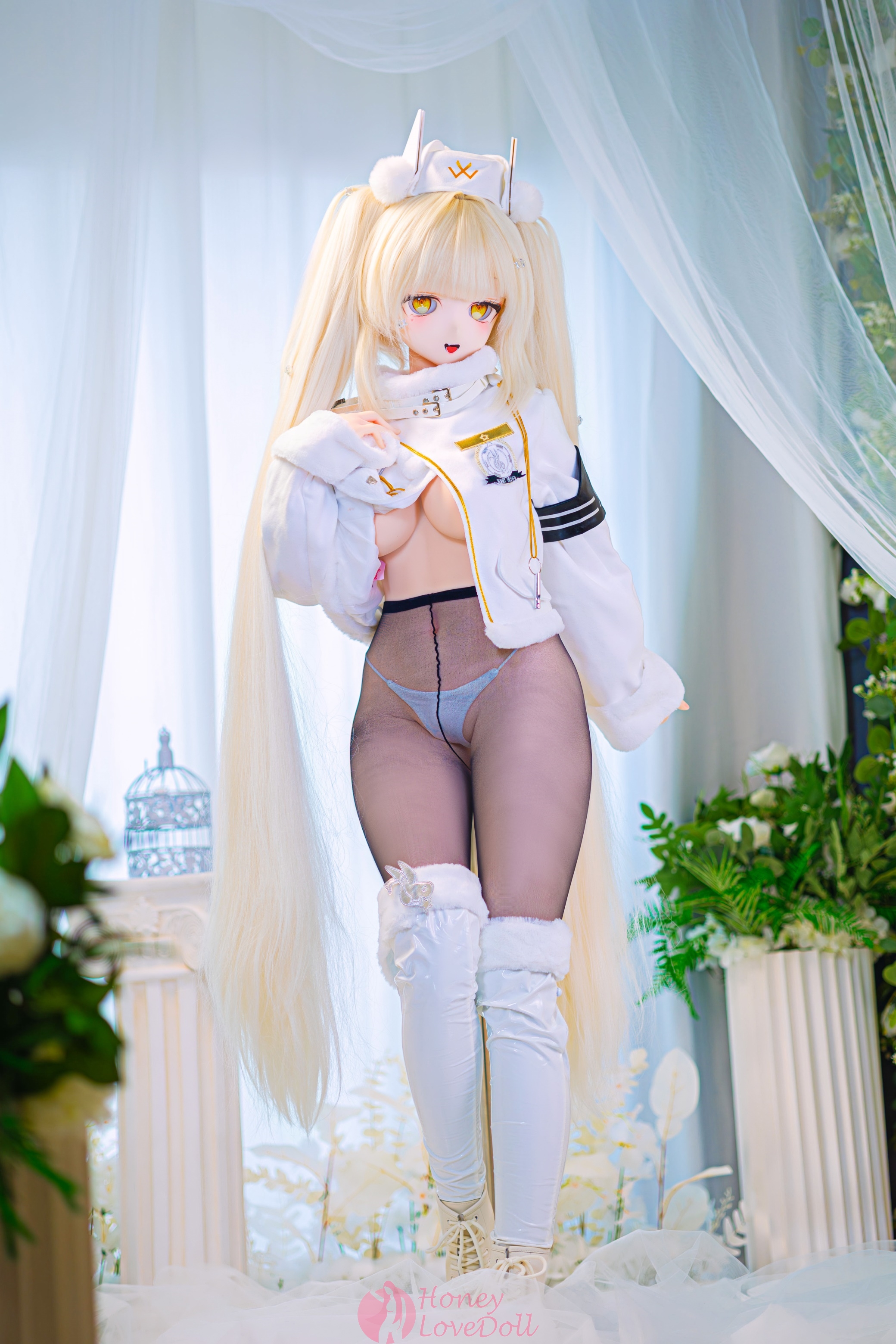 WM | Blanc- 5ft 1/157cm Victory Goddess Silicone Anime Sex Doll