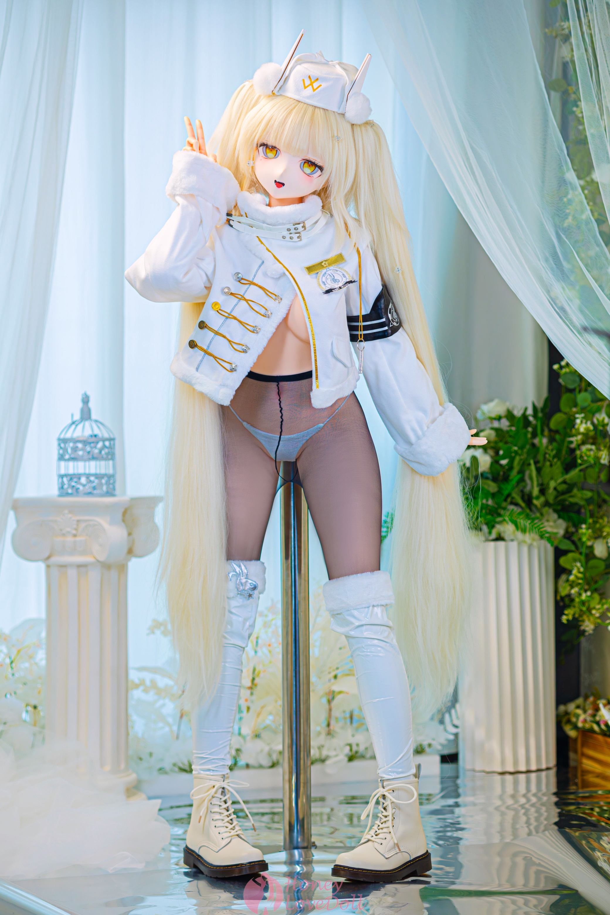 WM | Blanc- 5ft 1/157cm Victory Goddess Silicone Anime Sex Doll