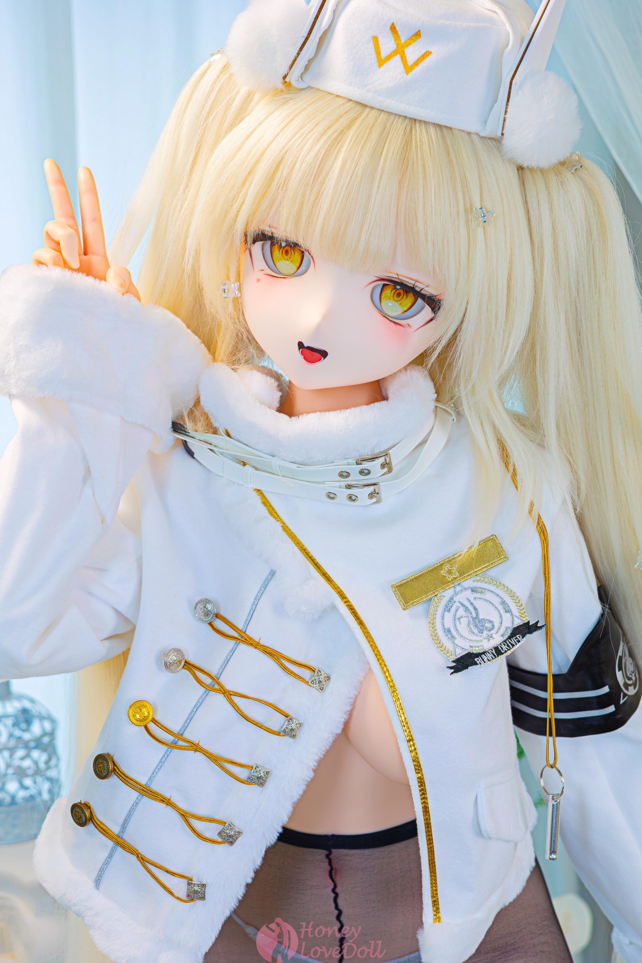 WM | Blanc- 5ft 1/157cm Victory Goddess Silicone Anime Sex Doll