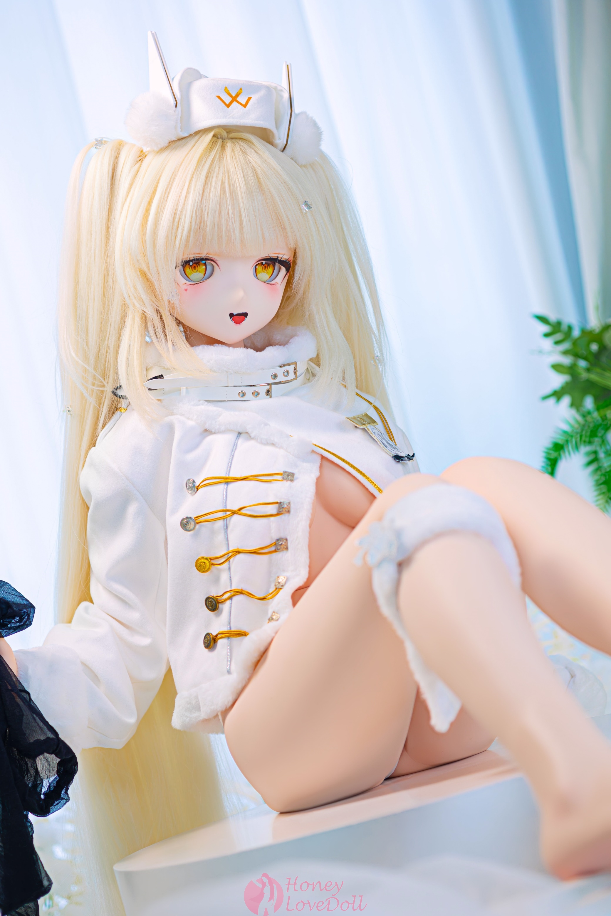 WM | Blanc- 5ft 1/157cm Victory Goddess Silicone Anime Sex Doll
